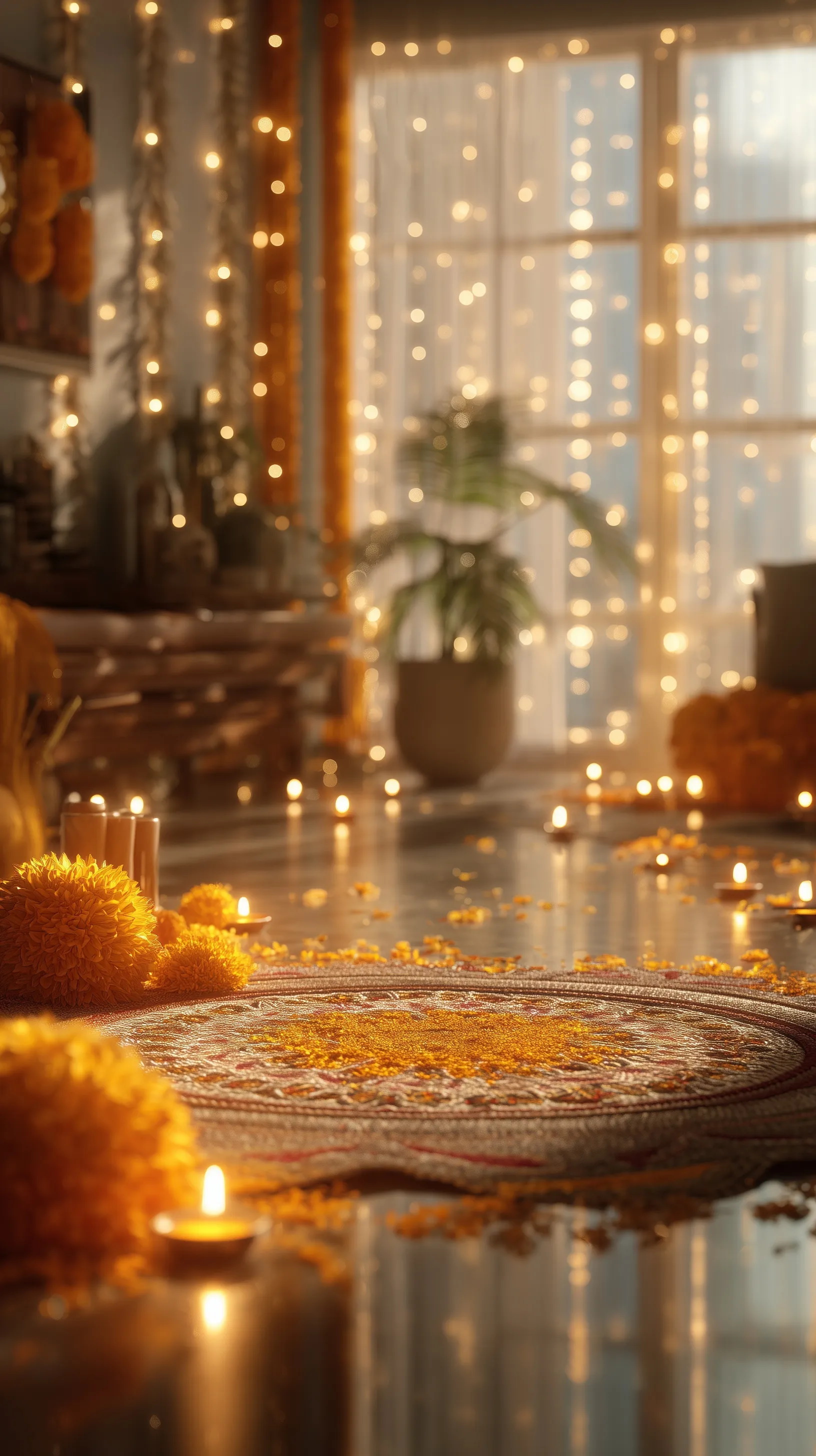 Diwali Gold Aesthetic Decoration 41