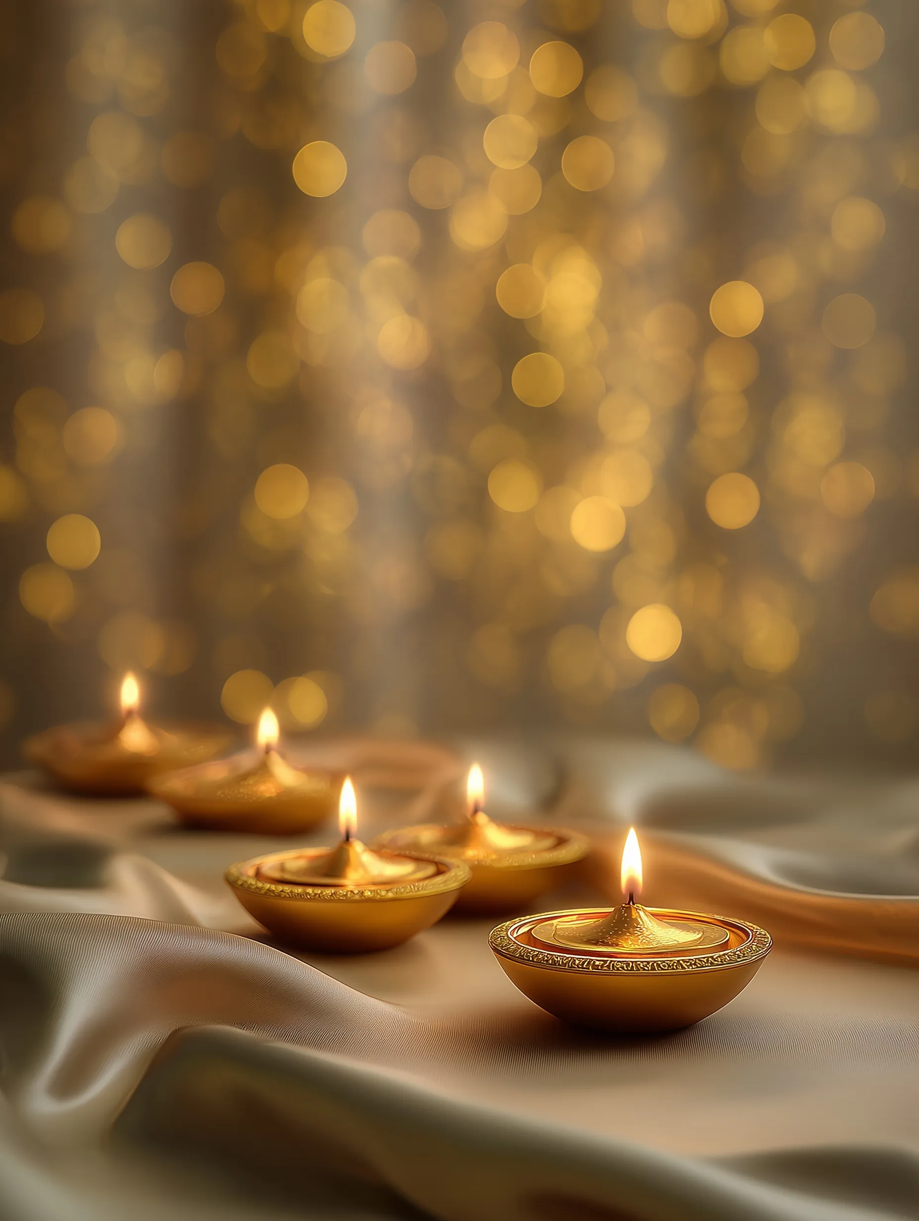 Diwali Gold Aesthetic Decoration 42