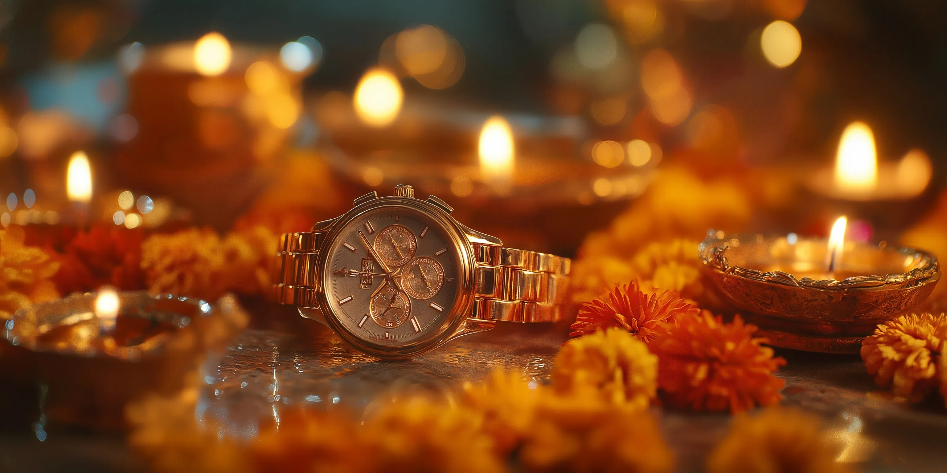 Diwali Gold Aesthetic Decoration 43