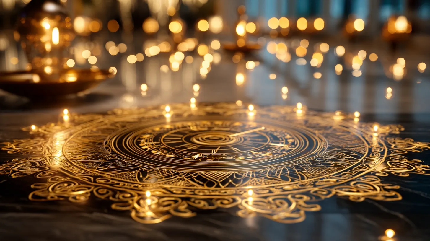 Diwali Gold Aesthetic Decoration 52