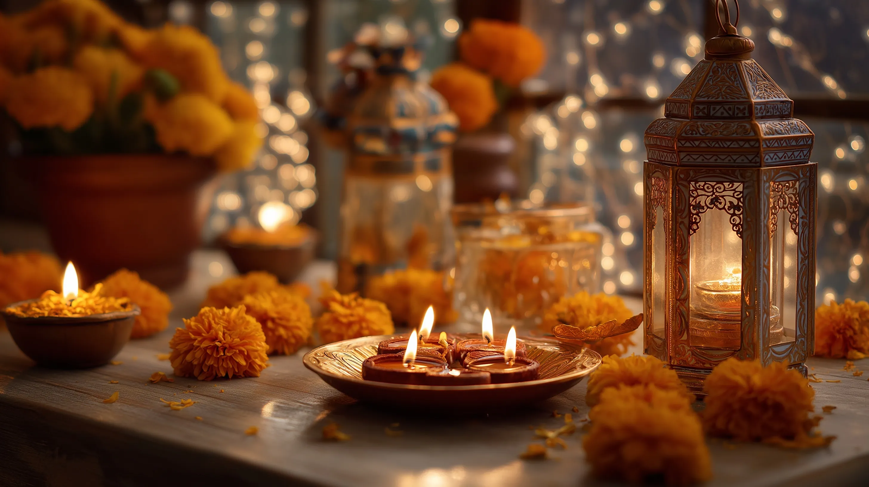 Diwali Gold Aesthetic Decoration 54