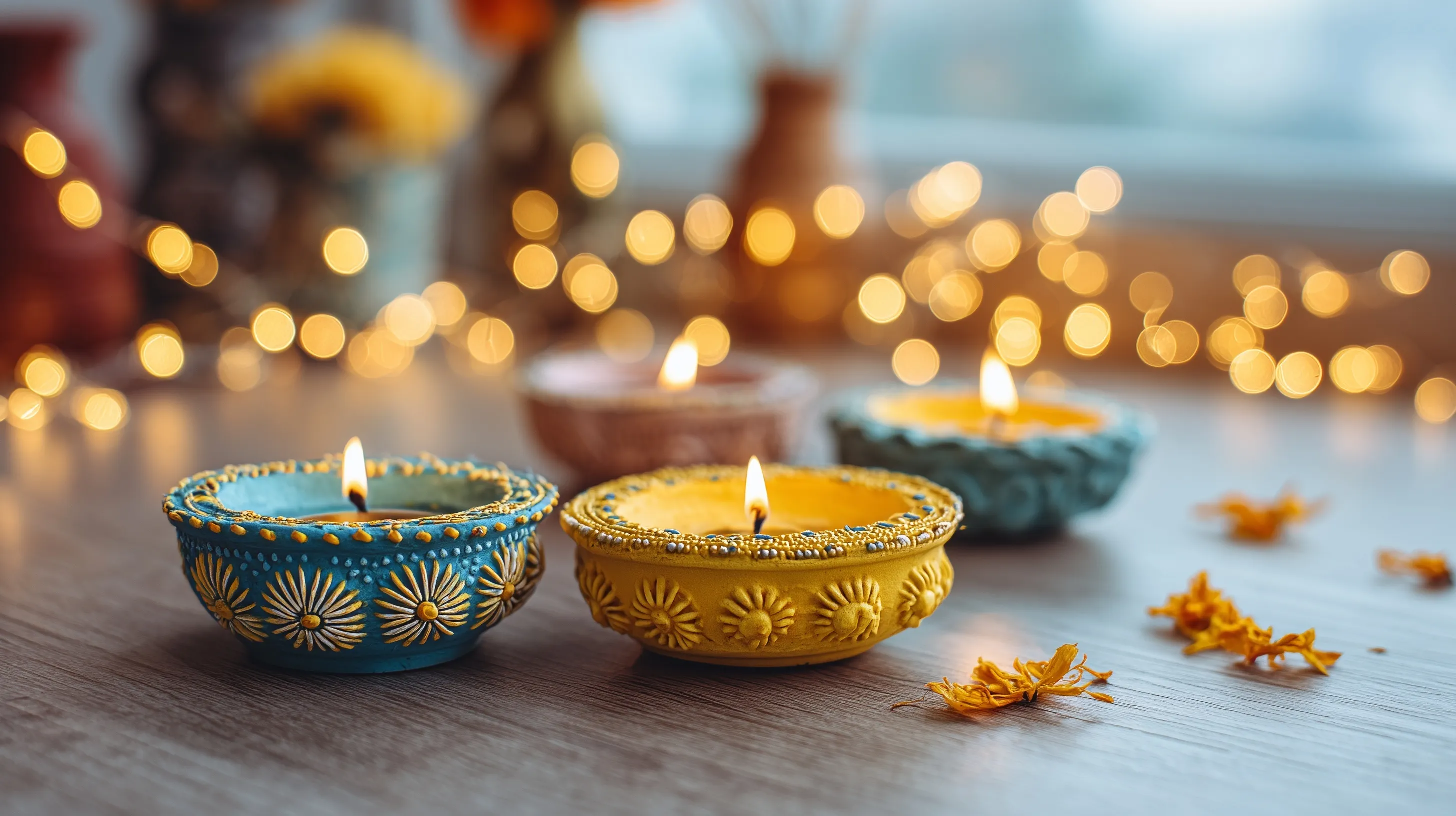 Diwali Gold Aesthetic Decoration 64