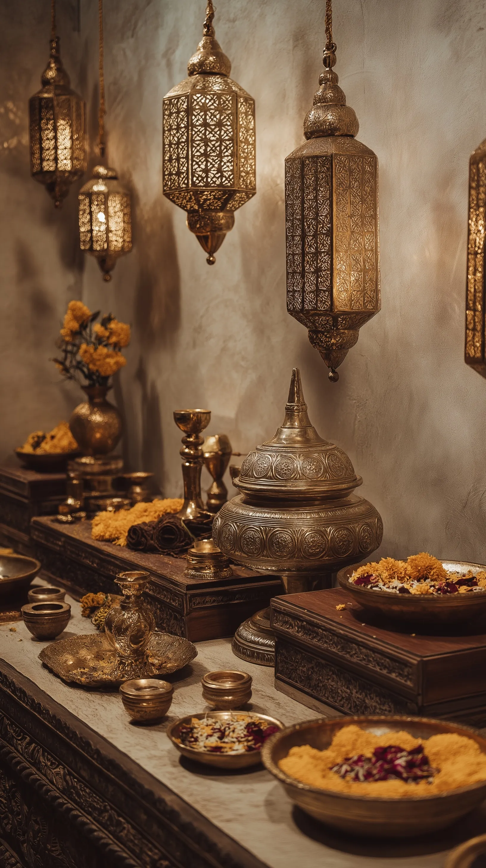 Diwali Gold Aesthetic Decoration 65