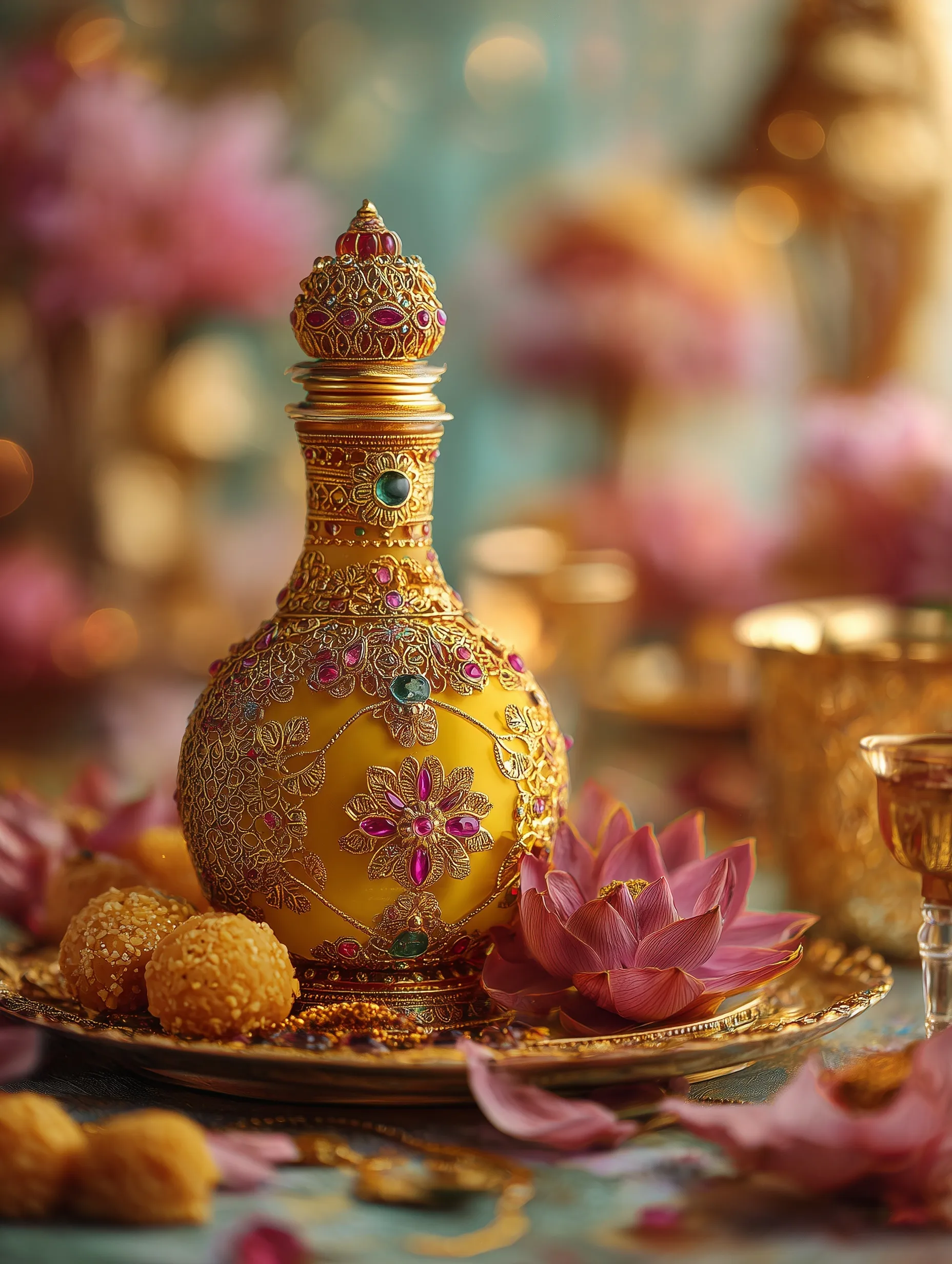 Diwali Gold Aesthetic Decoration 68