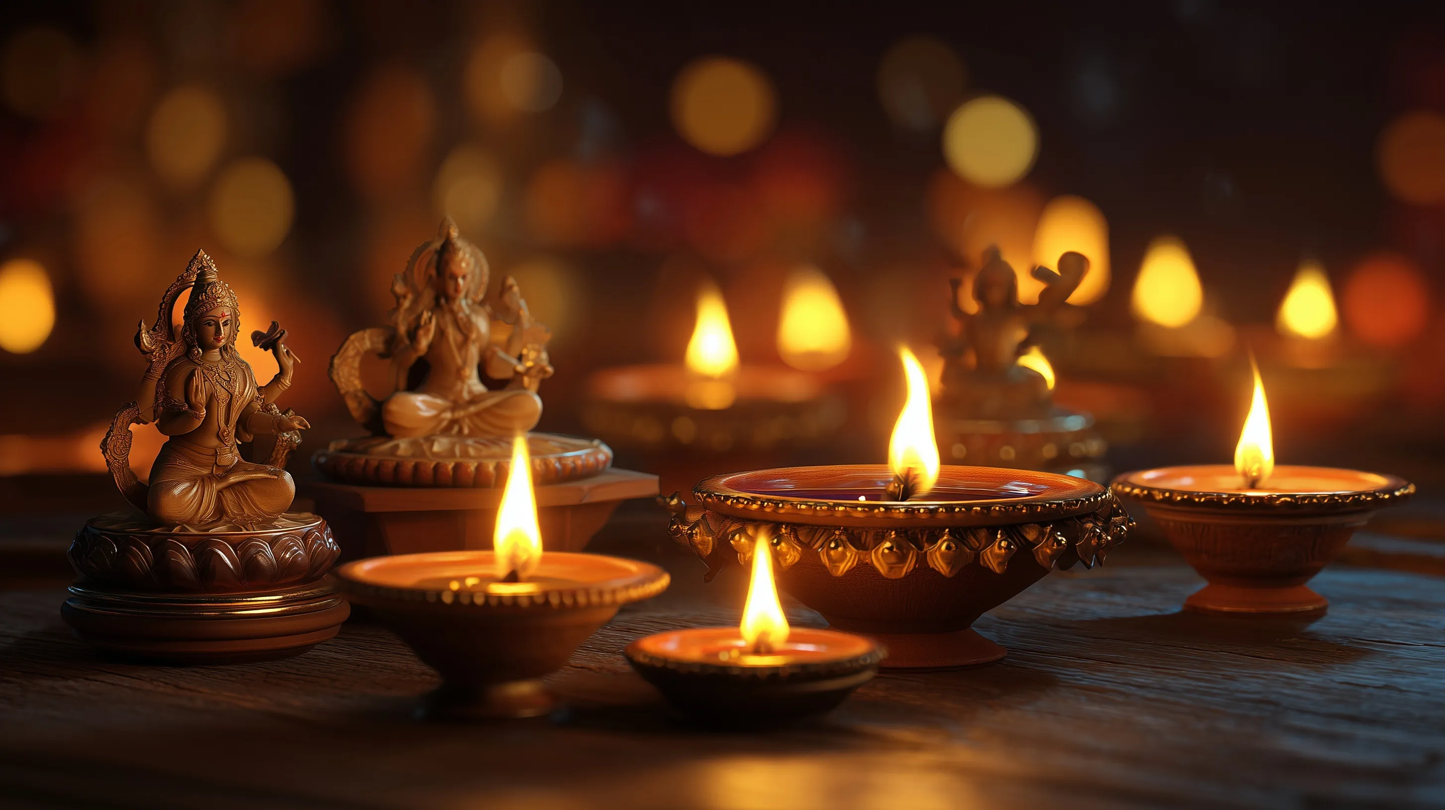 Diwali Gold Aesthetic Decoration 69