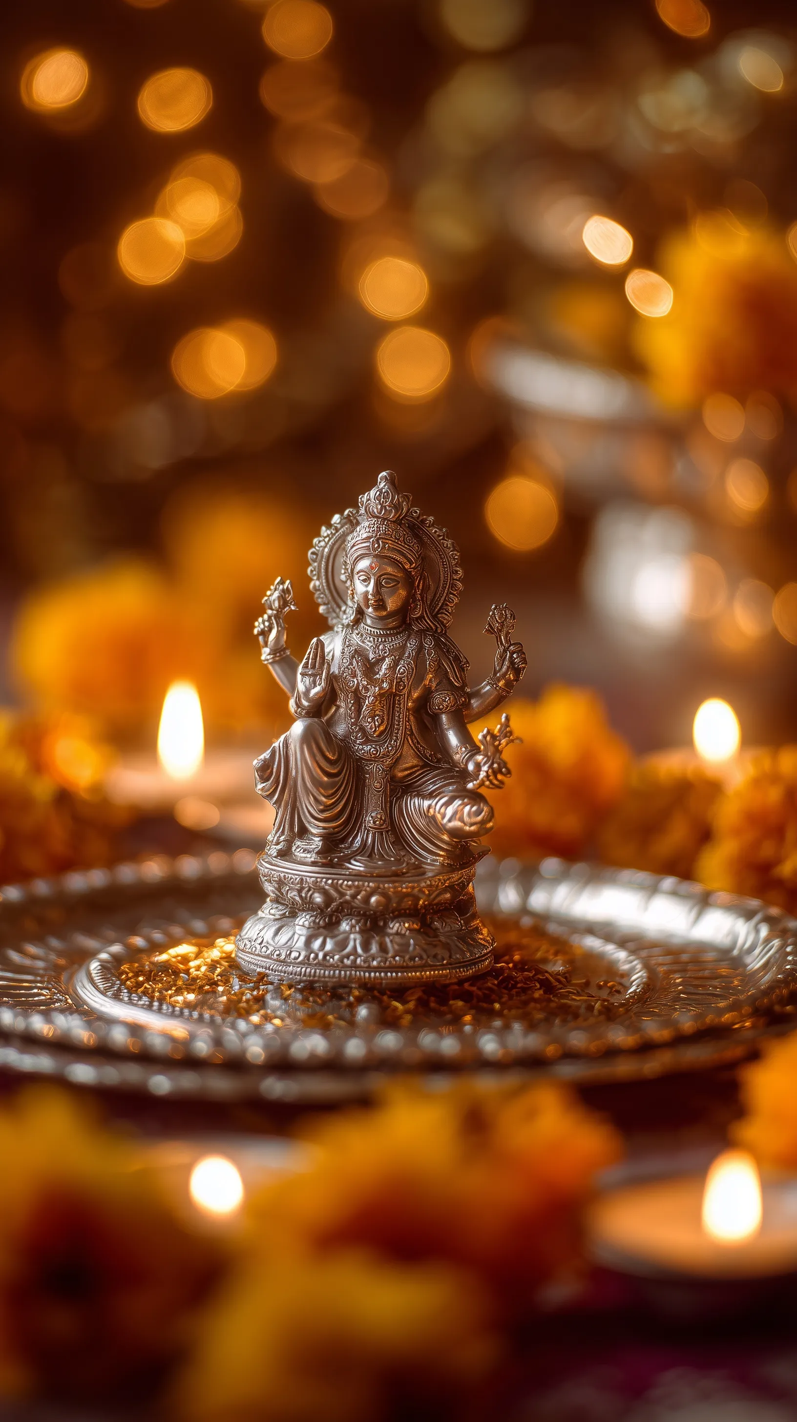 Diwali Gold Aesthetic Decoration 70