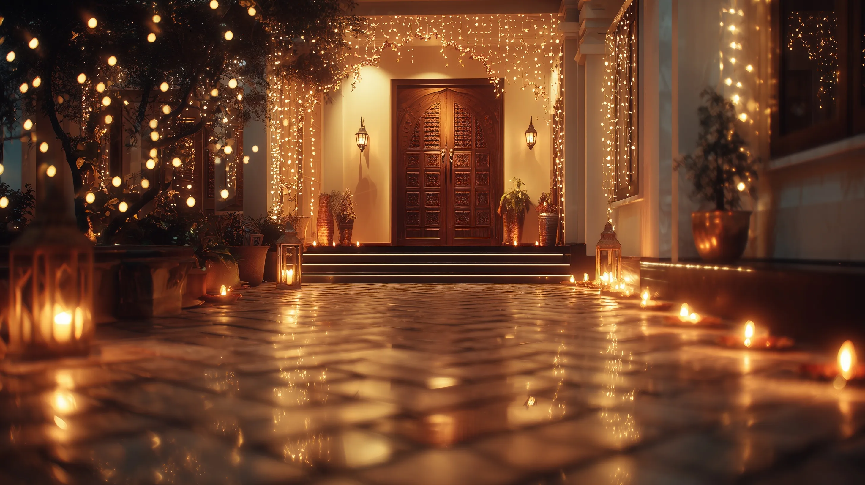 Diwali Gold Aesthetic Decoration 73