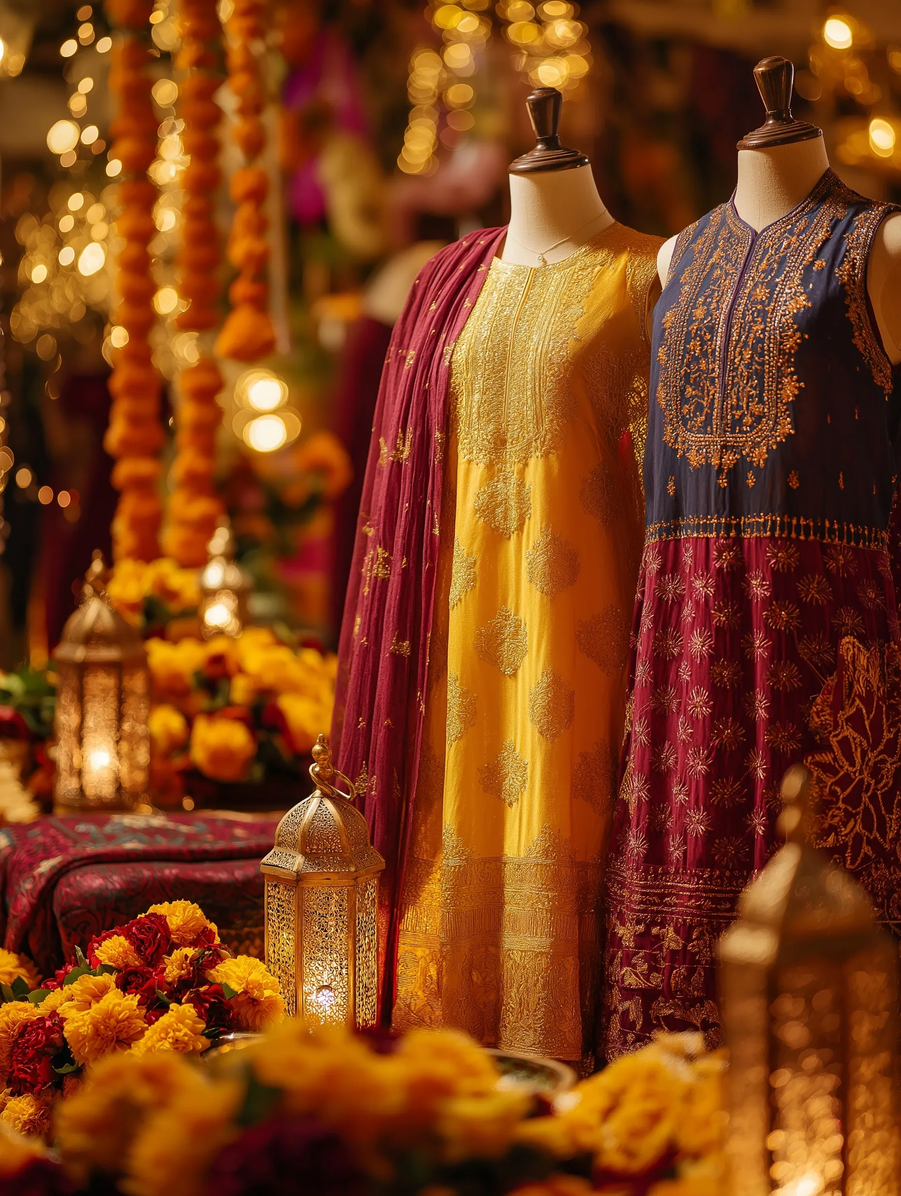 Diwali Gold Aesthetic Decoration 81
