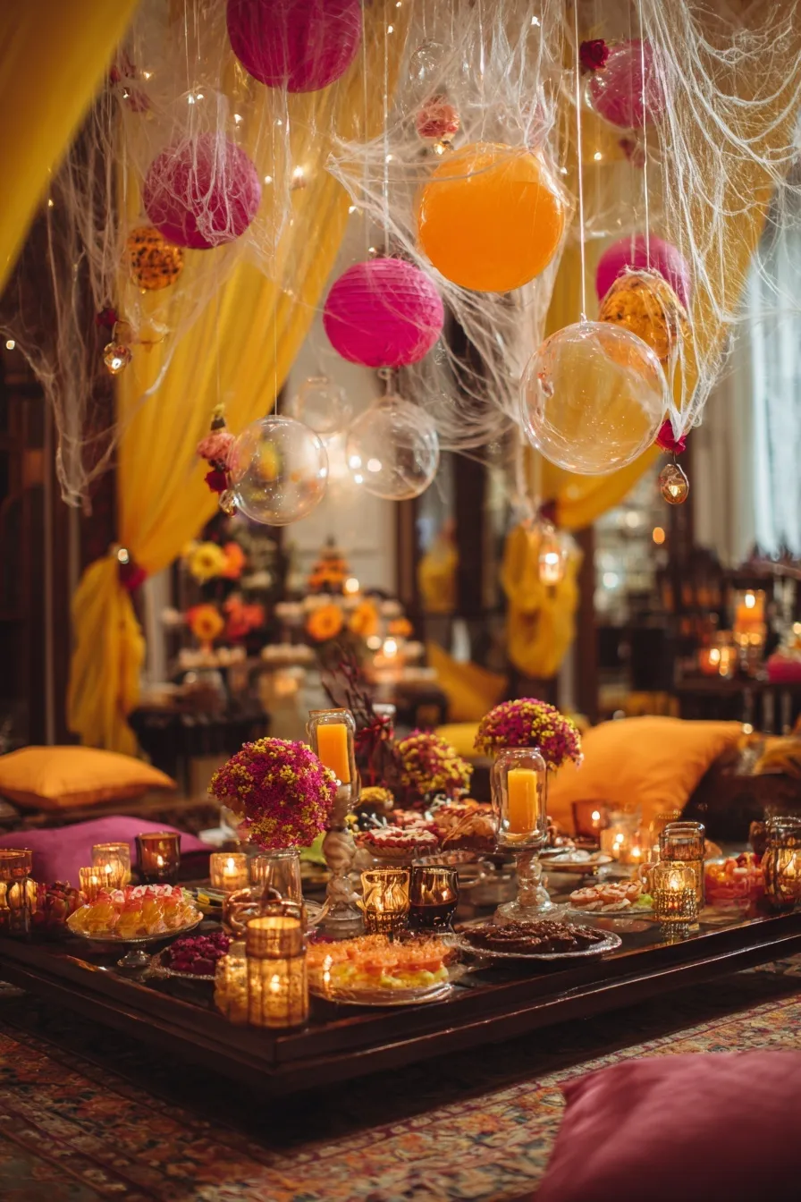 Diwali Gold Aesthetic Decoration 86