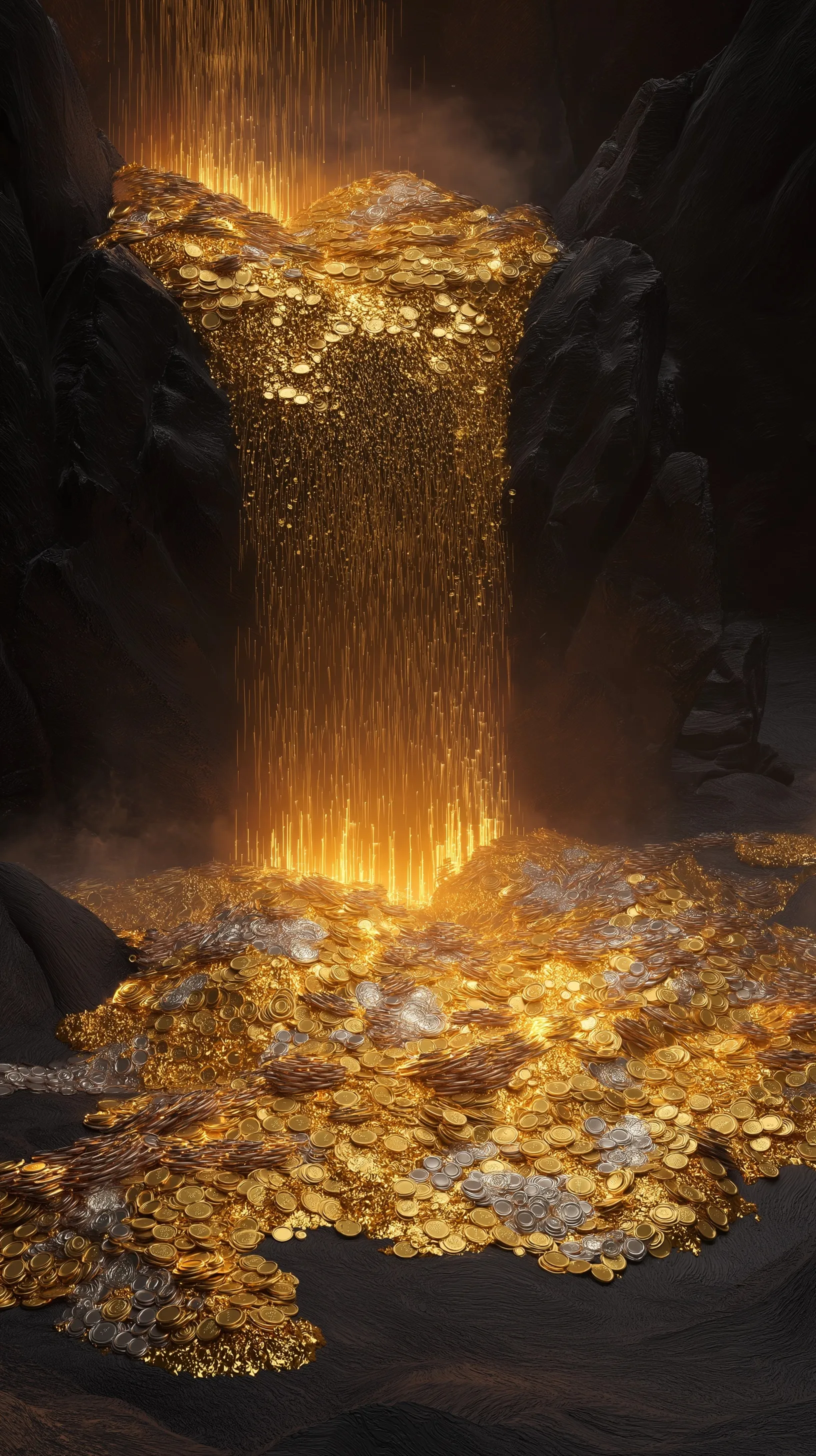 Golden Waterfall 2