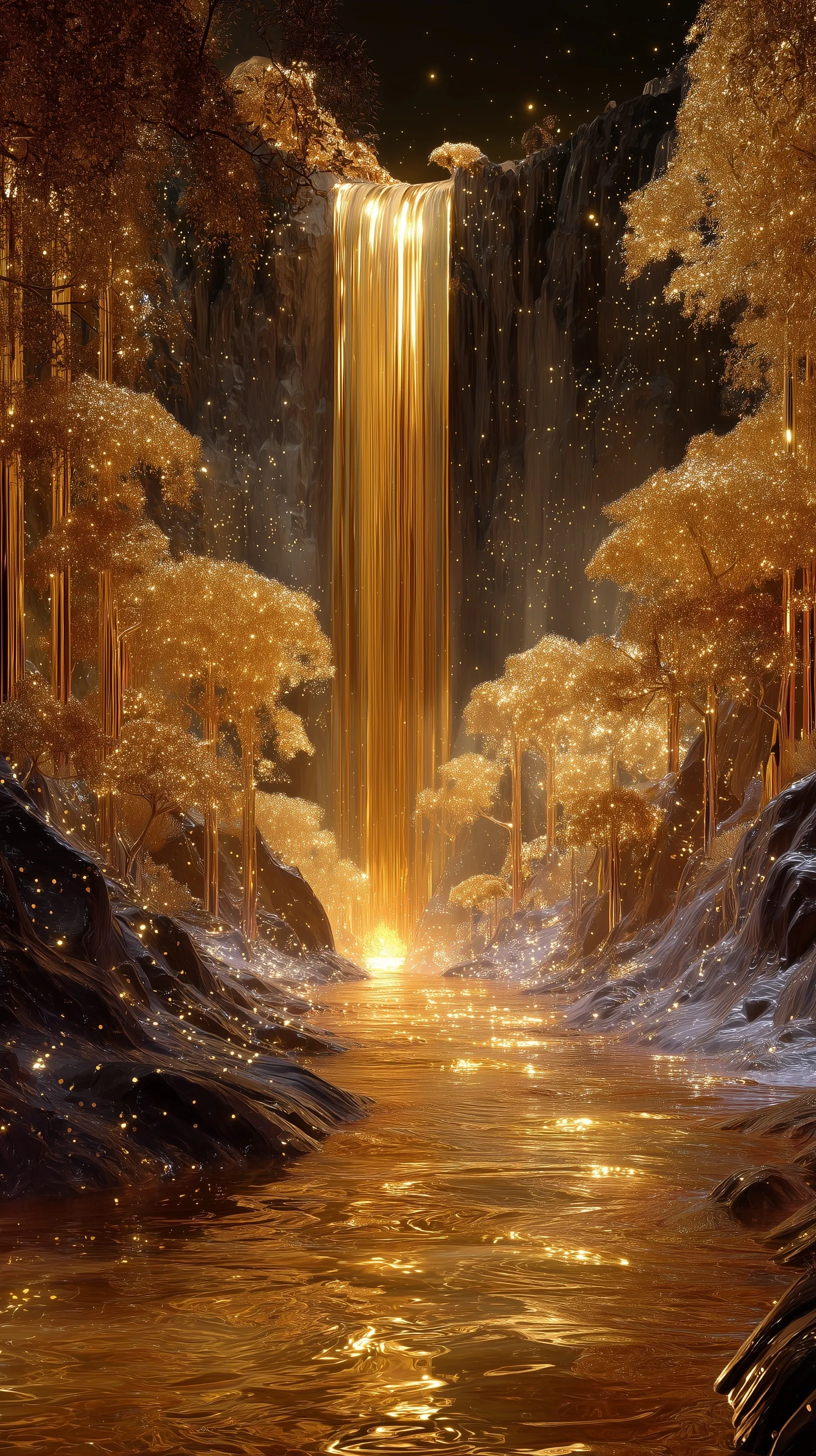 Golden Waterfall 15