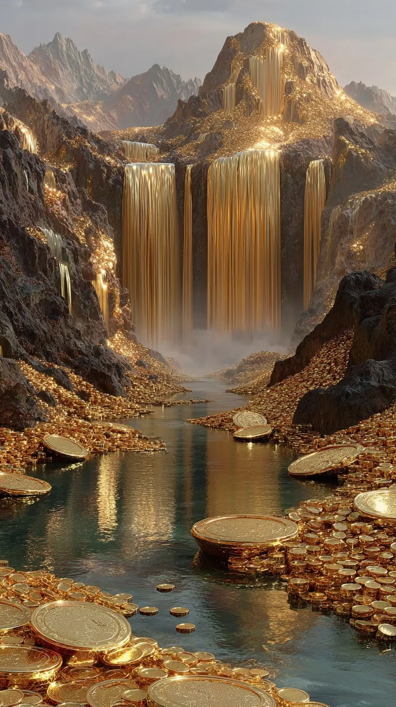 Golden Waterfall 17