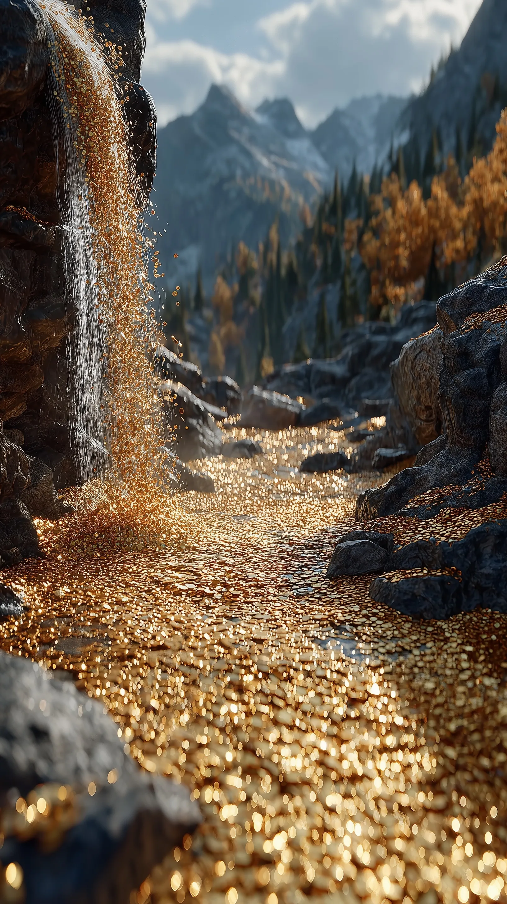 Golden Waterfall 32