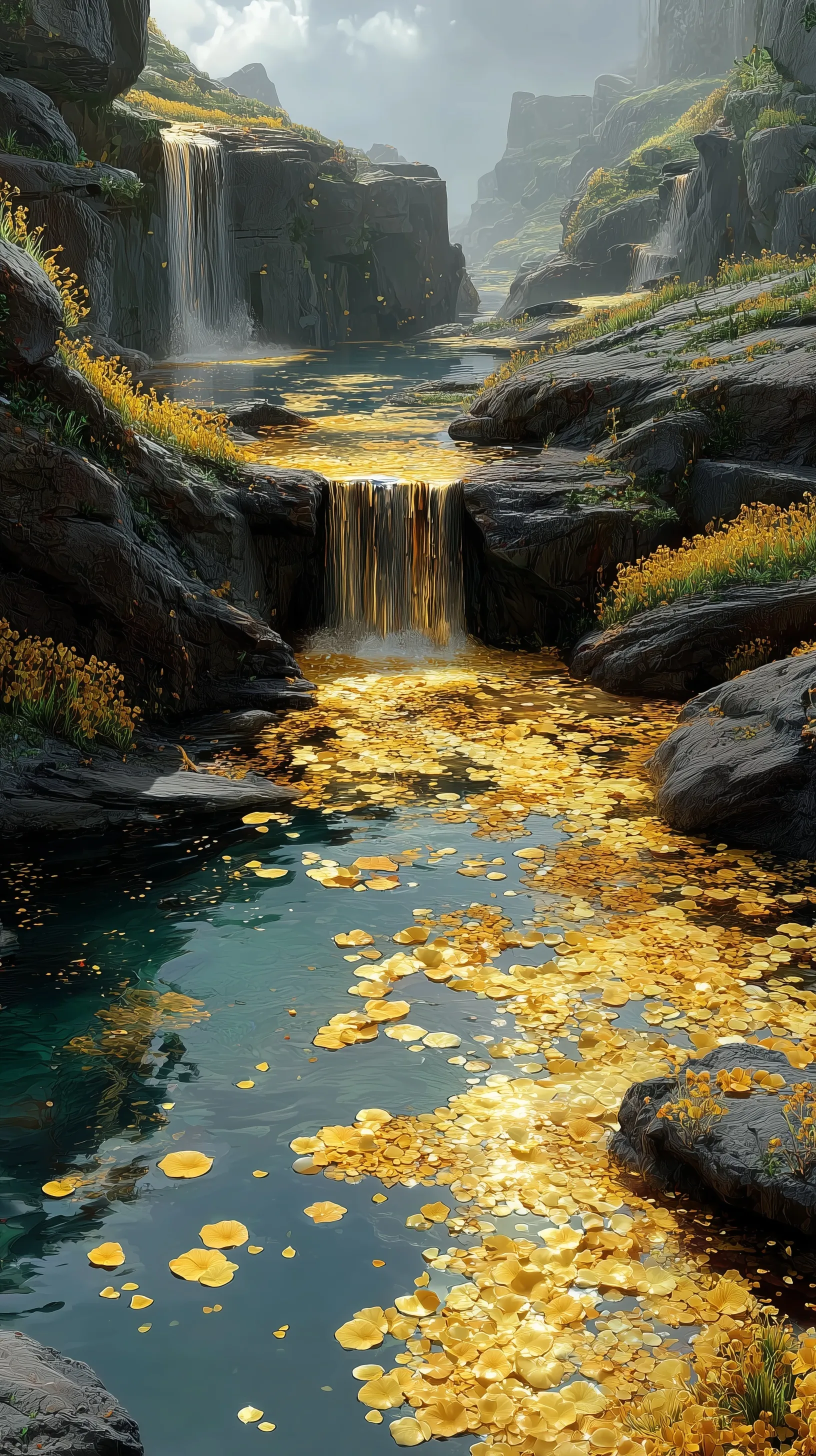 Golden Waterfall 34