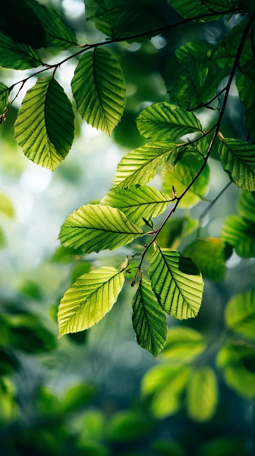 Green Leaf Mobile Wallpaper Hd 51