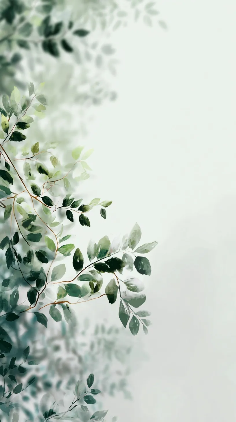 Green Leaf Mobile Wallpaper Hd 53