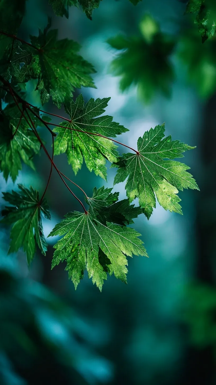 Green Leaf Mobile Wallpaper Hd 76