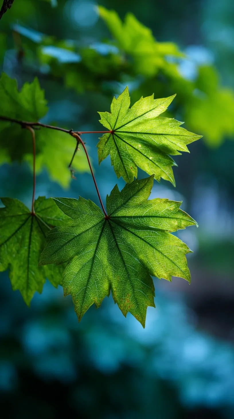 Green Leaf Mobile Wallpaper Hd 80