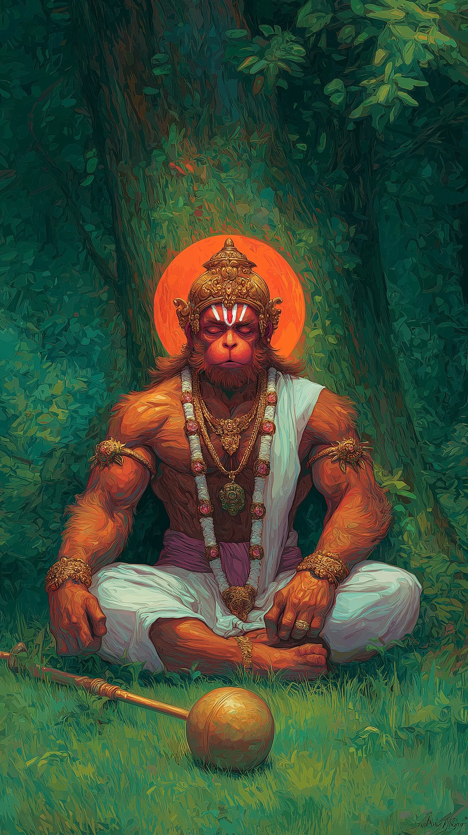 Hanuman Ji Hd Mobile Phone Wallpaper 2026 7