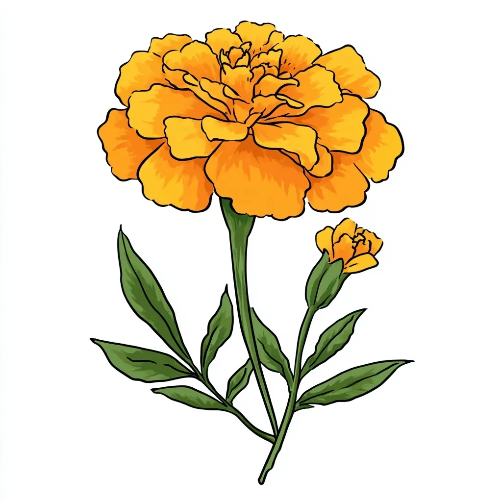 Marigold Flower 12