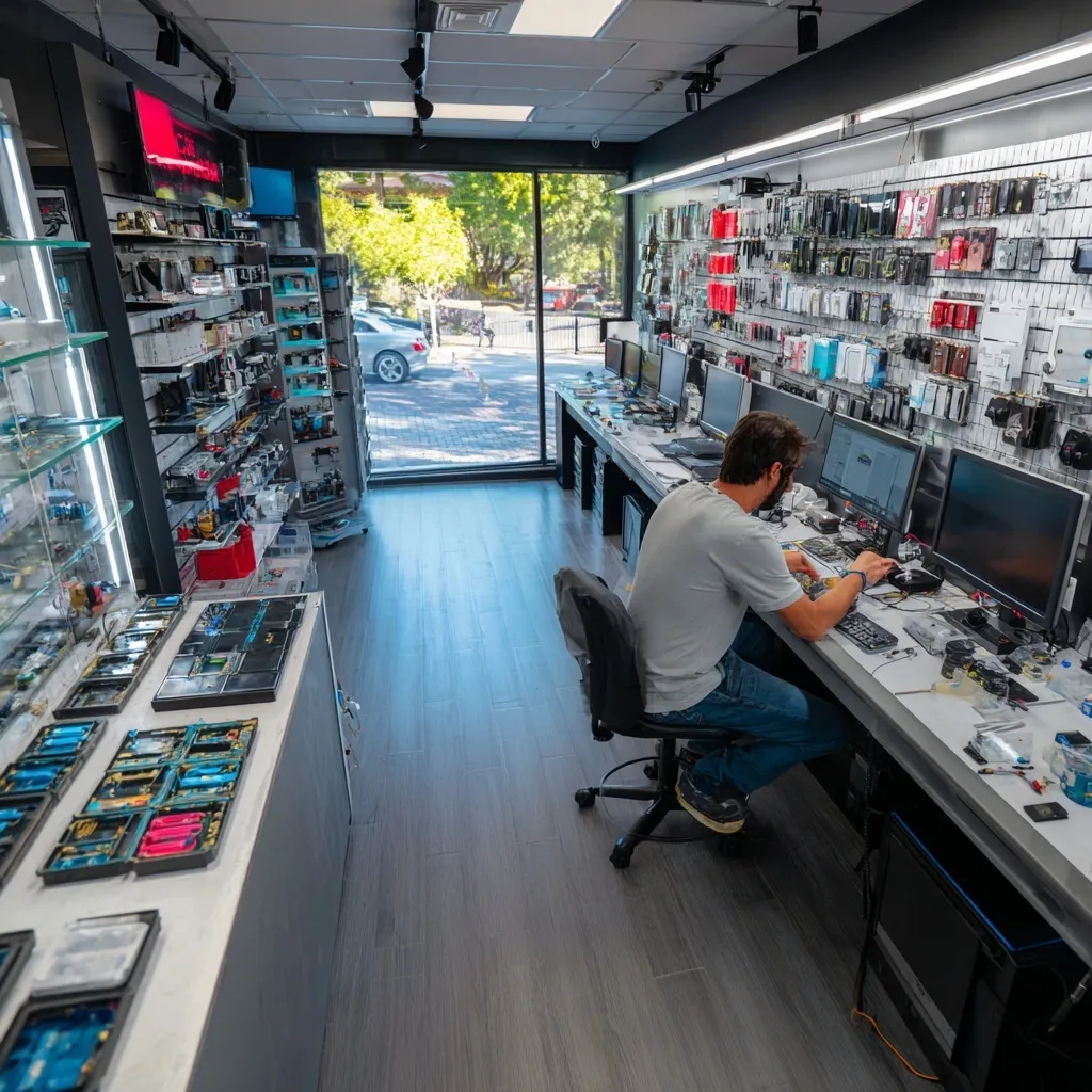 Mobile Shop Interior Design 11