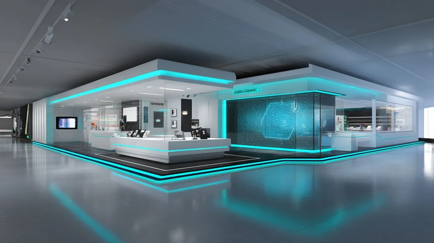 Mobile Shop Interior Design 12