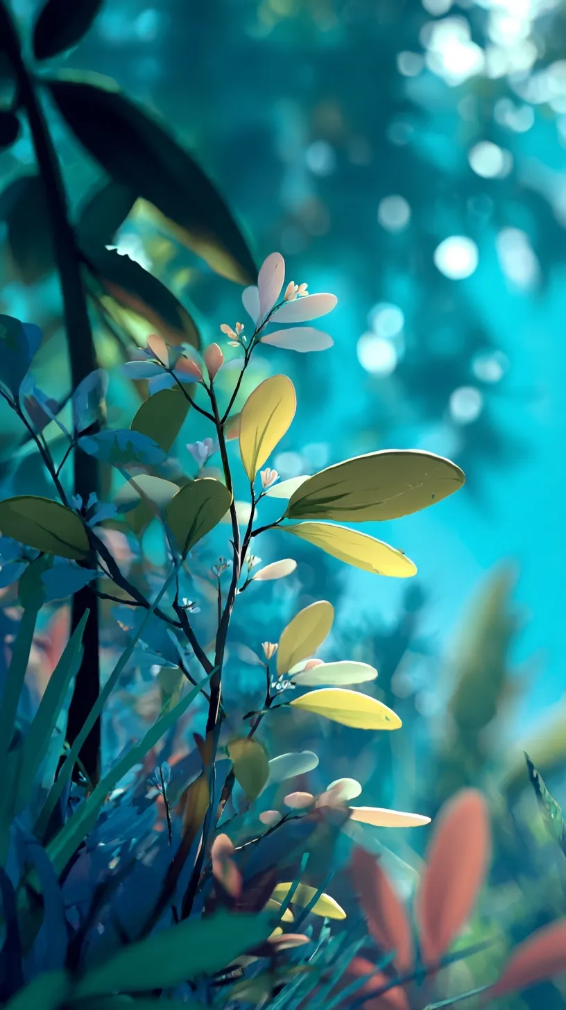A bright, vibrant nature background perfect for an iPhone 17 Pro mobile wallpaper.