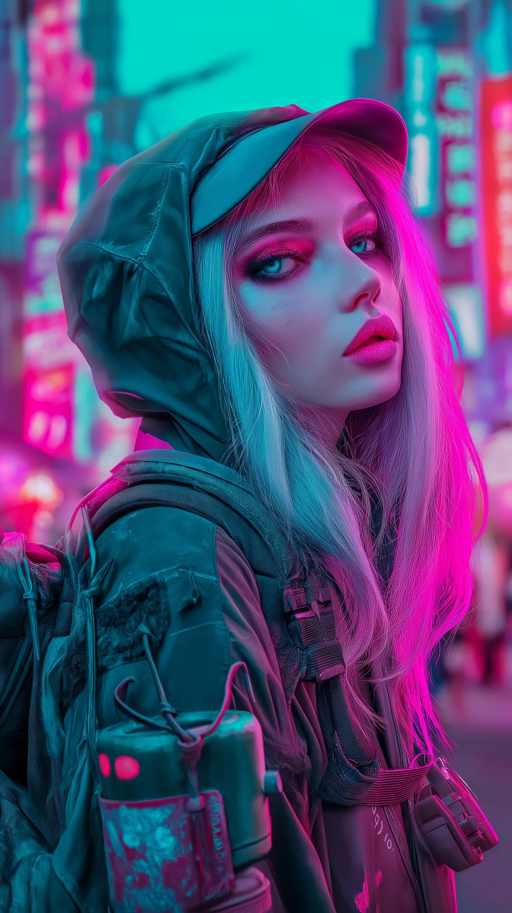 Neon Cyberpunk Wallpaper 4