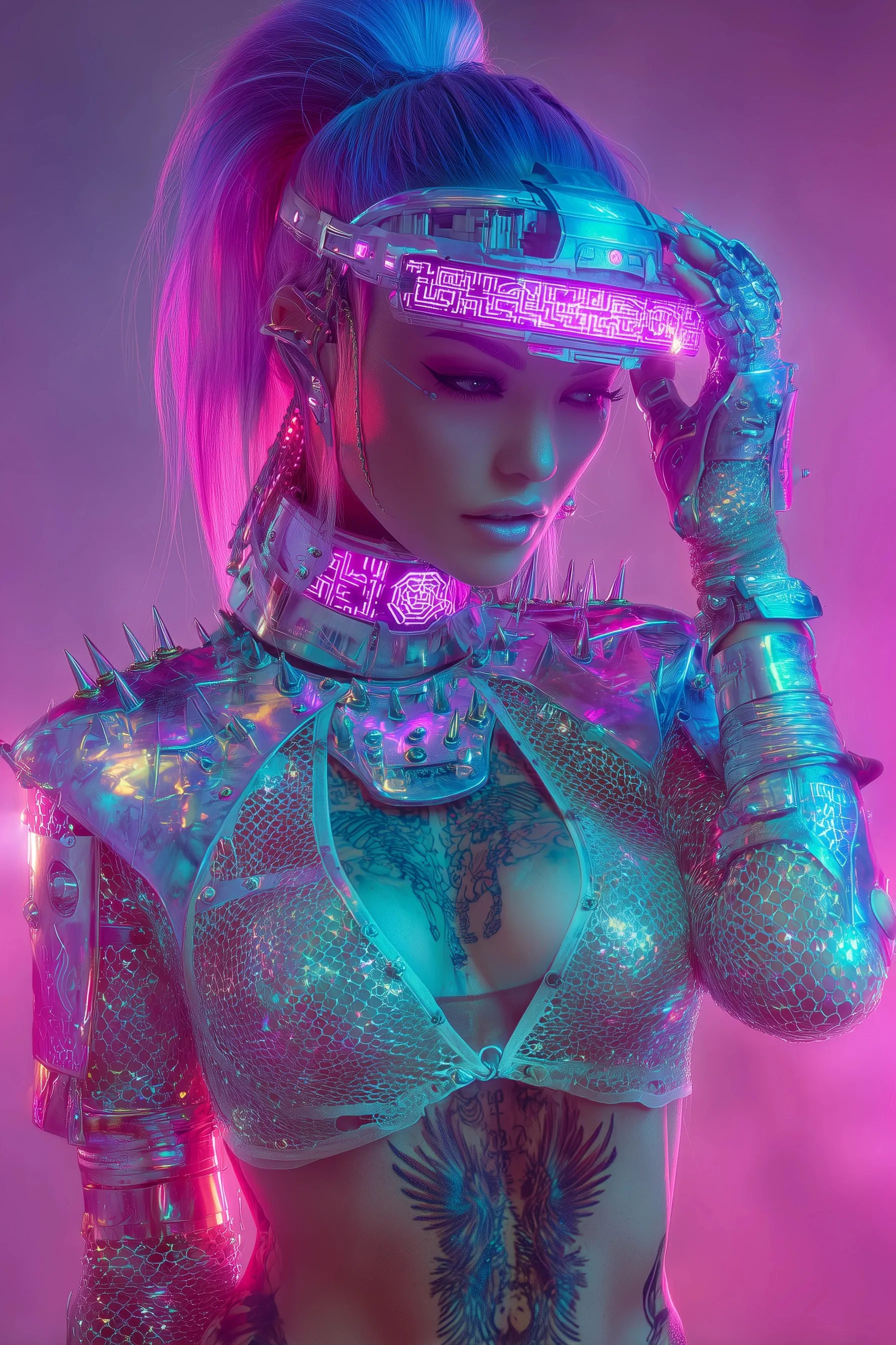Neon Cyberpunk Wallpaper 8