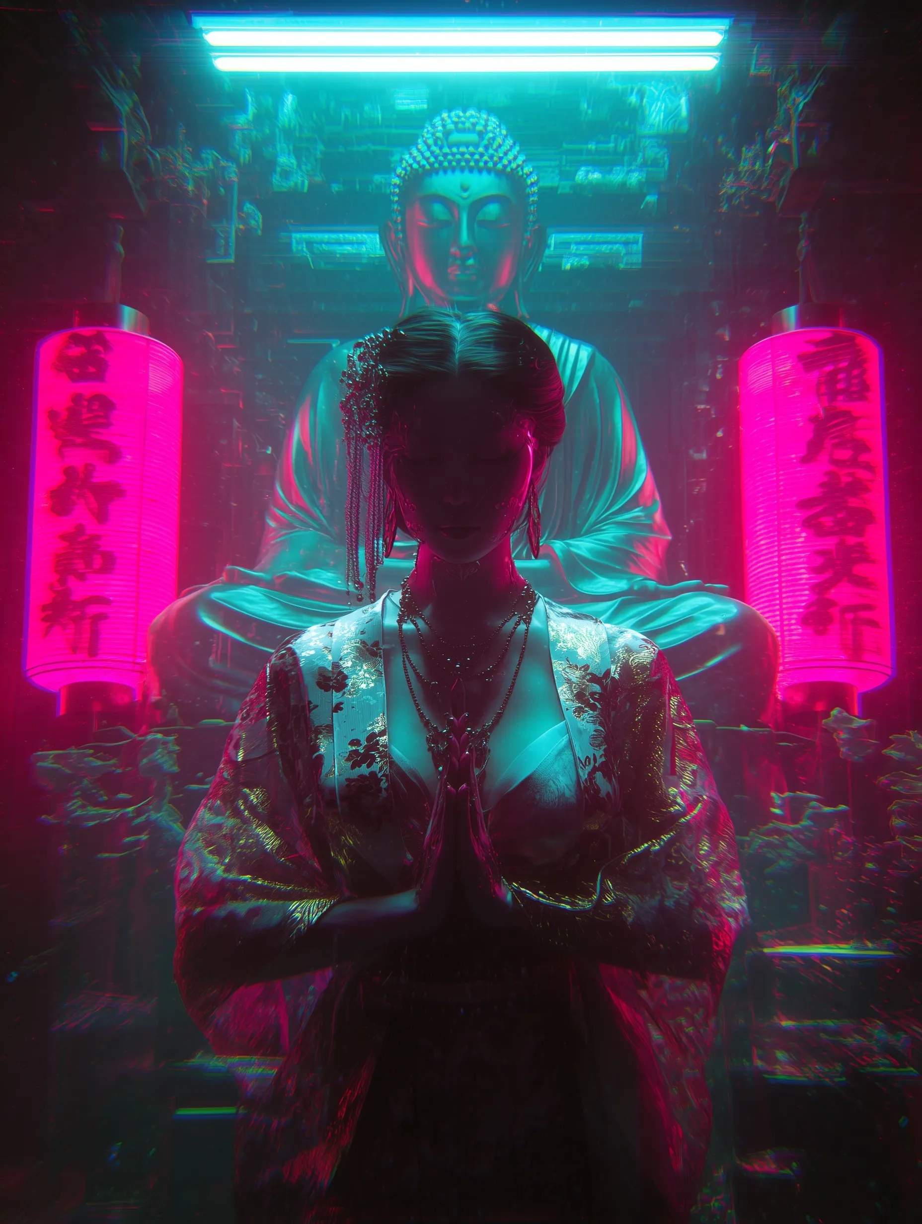 Neon Cyberpunk Wallpaper 9