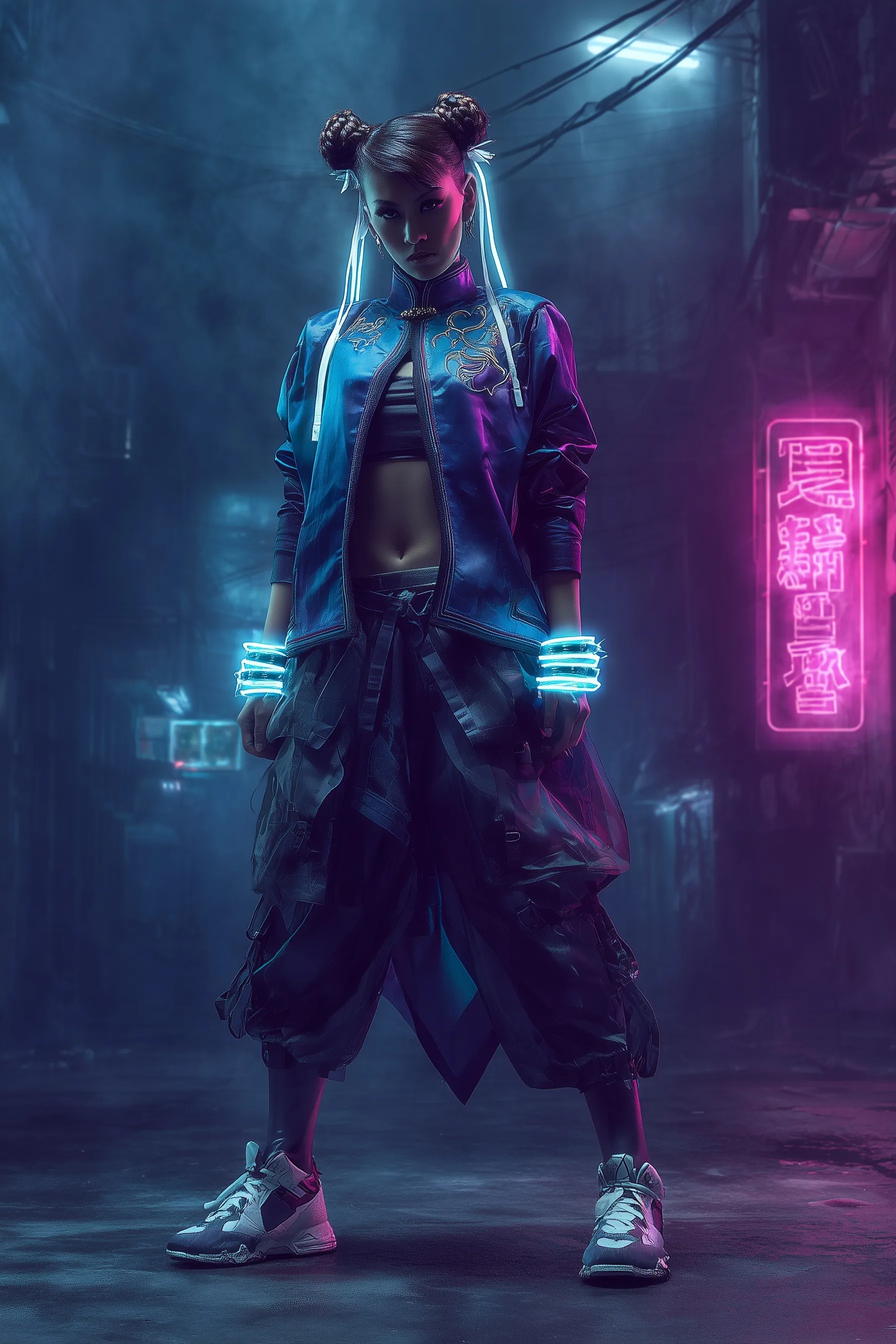 Neon Cyberpunk Wallpaper 12