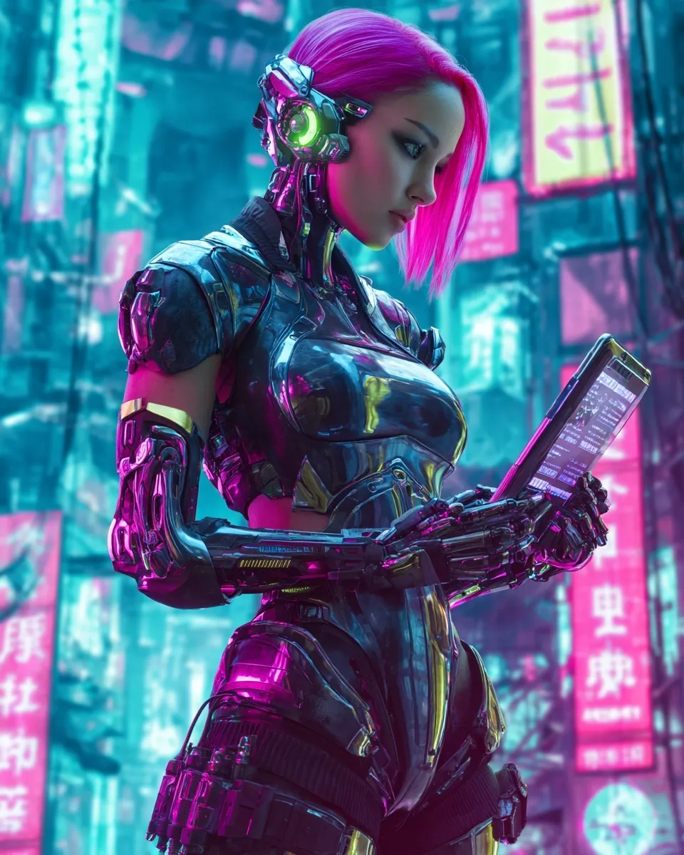 Neon Cyberpunk Wallpaper 13