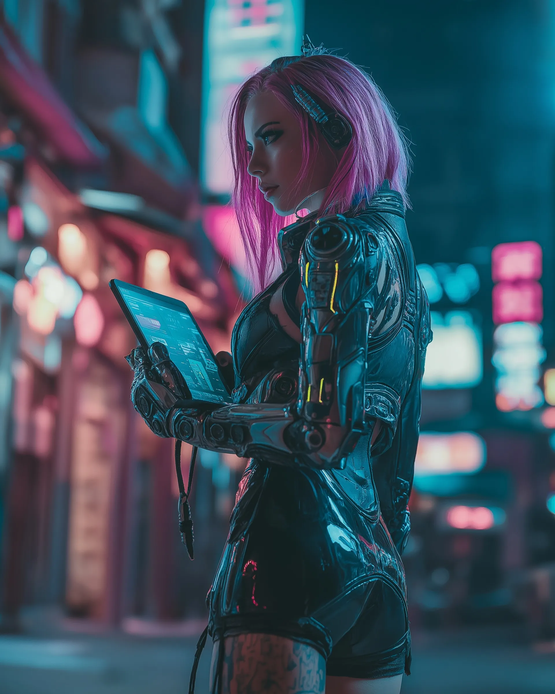 Neon Cyberpunk Wallpaper 19