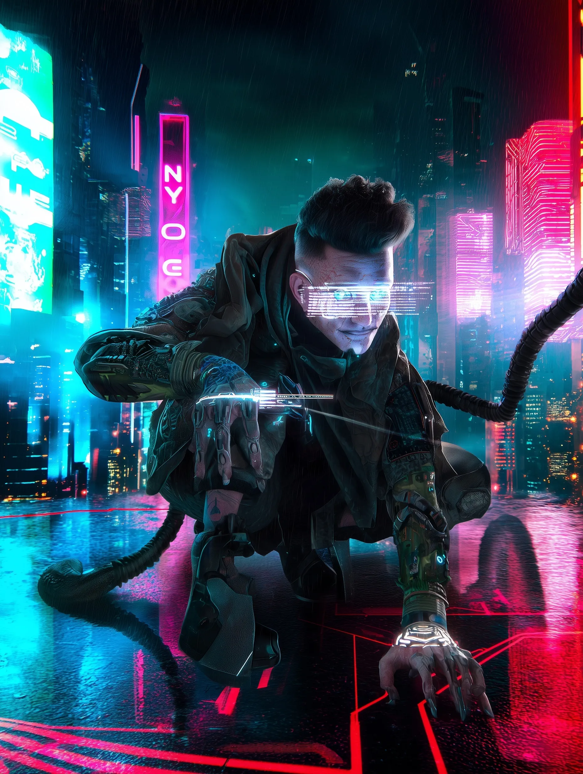 Neon Cyberpunk Wallpaper 20