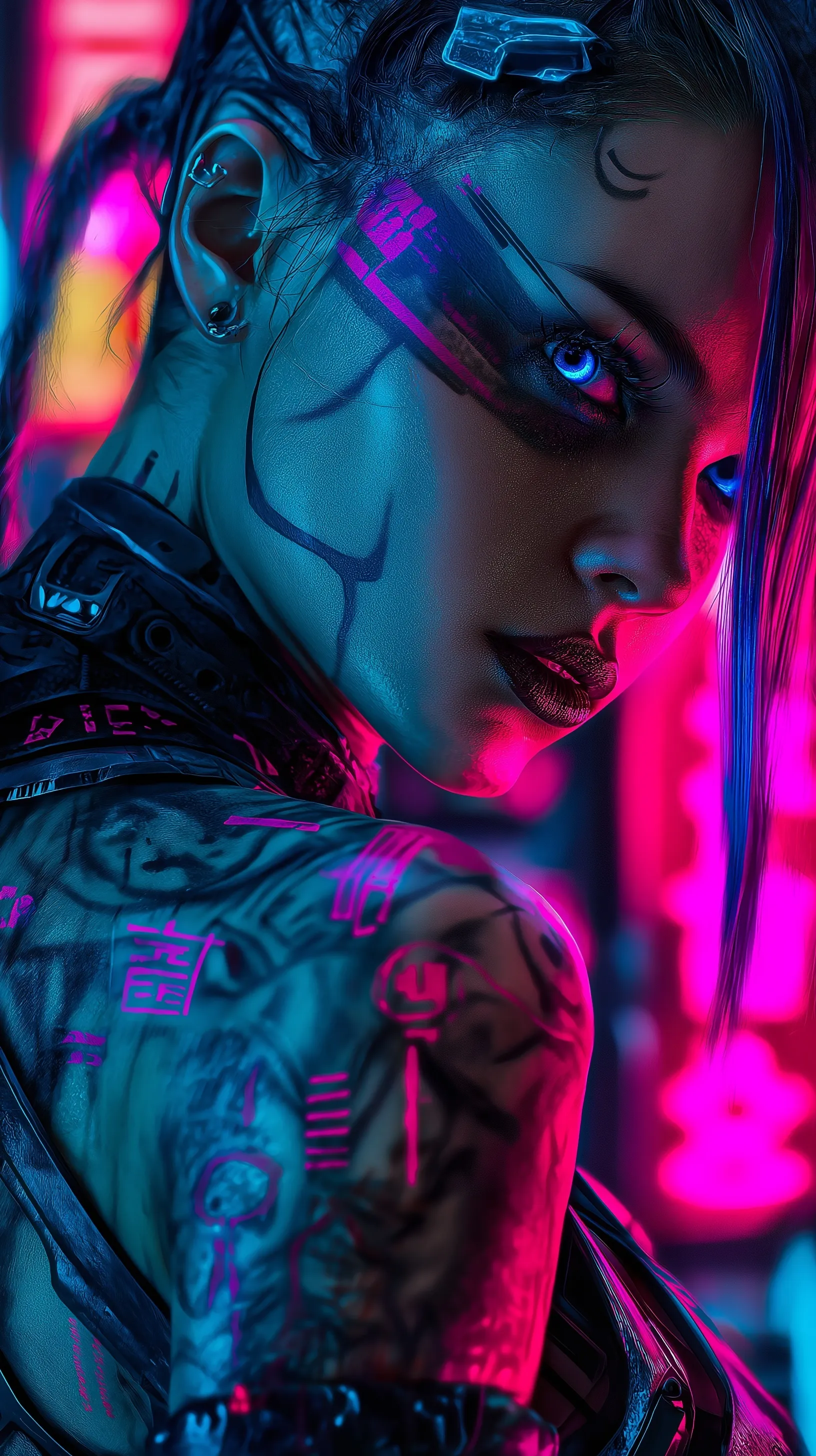 Neon Cyberpunk Wallpaper 22