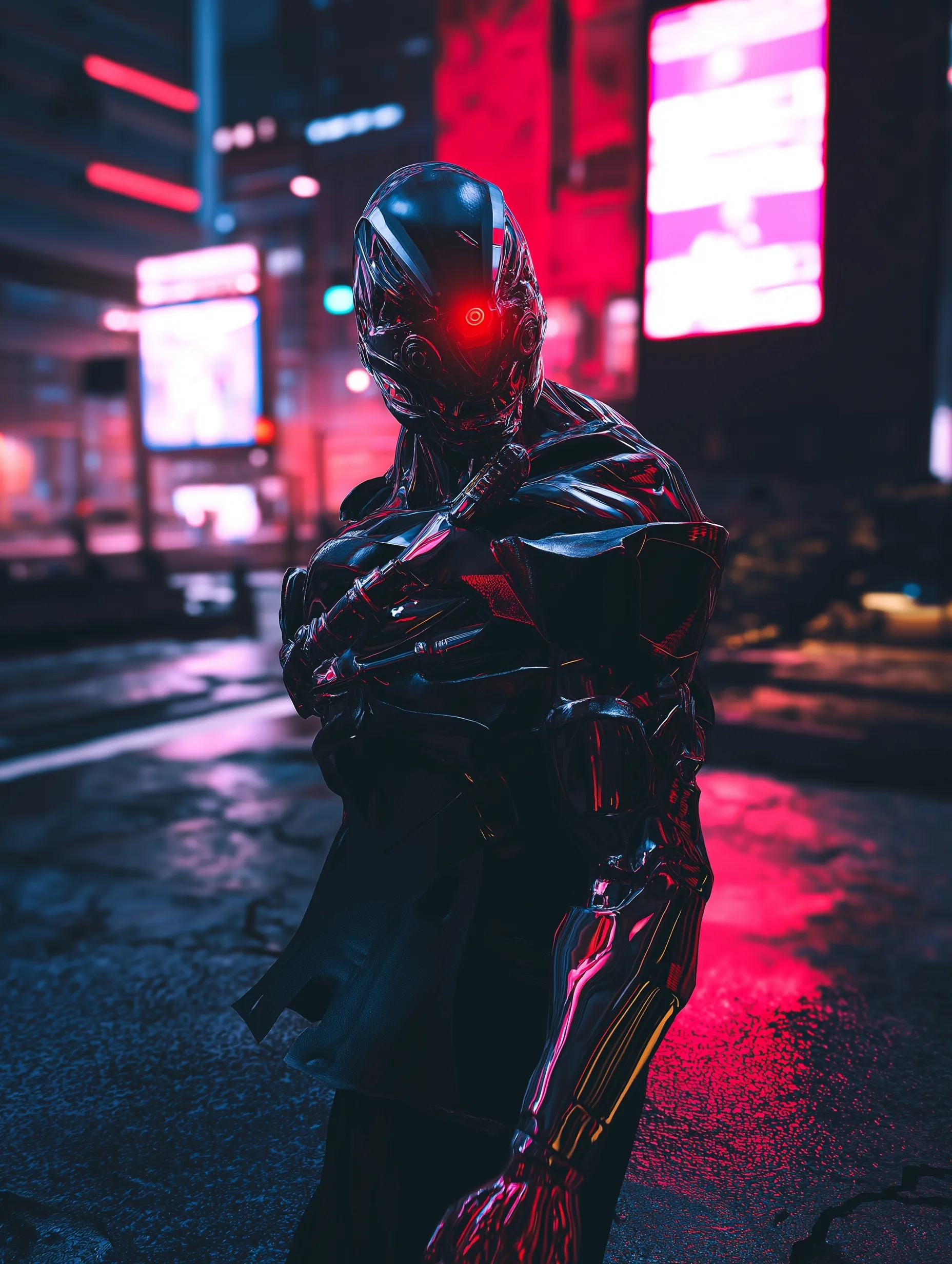 Neon Cyberpunk Wallpaper 23