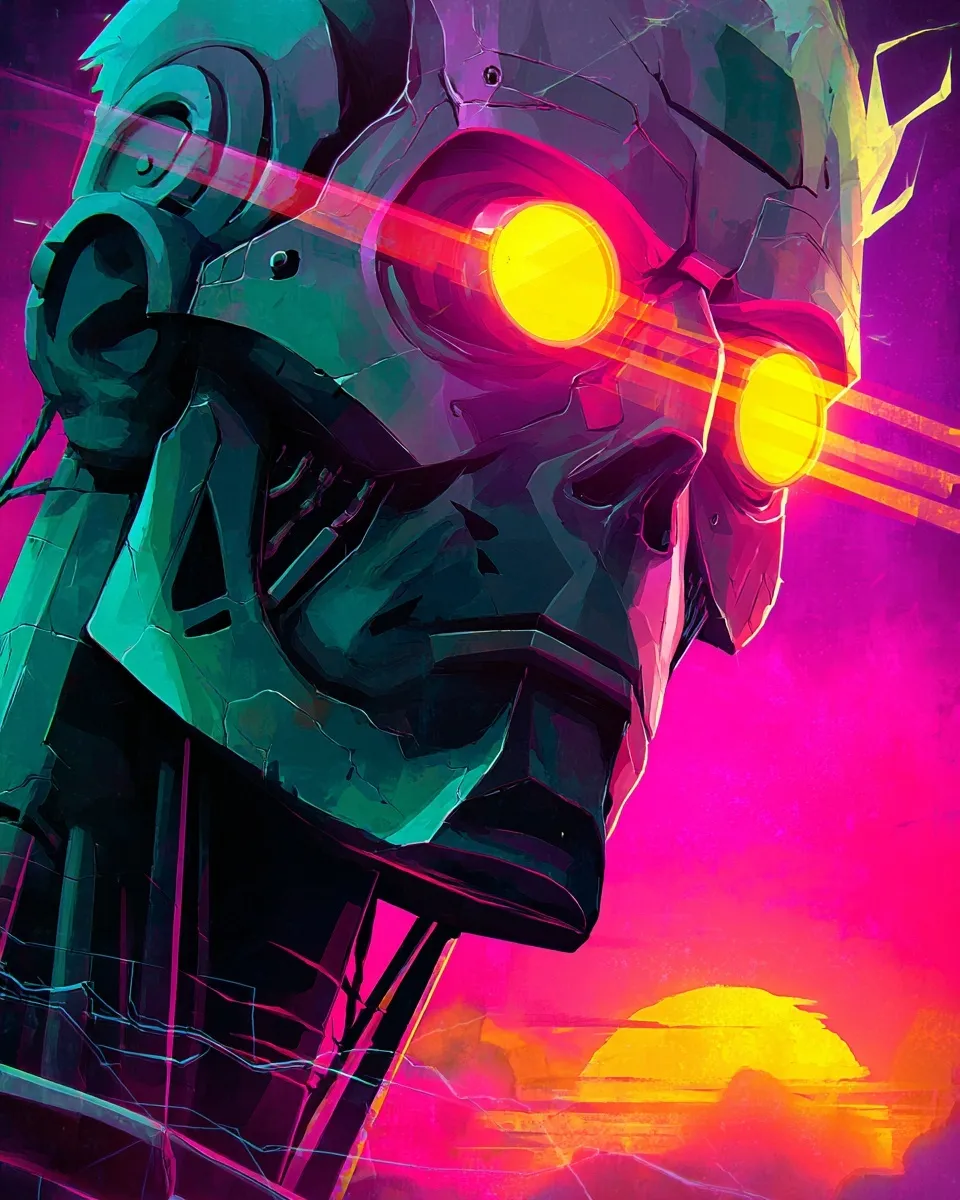 Neon Cyberpunk Wallpaper 24