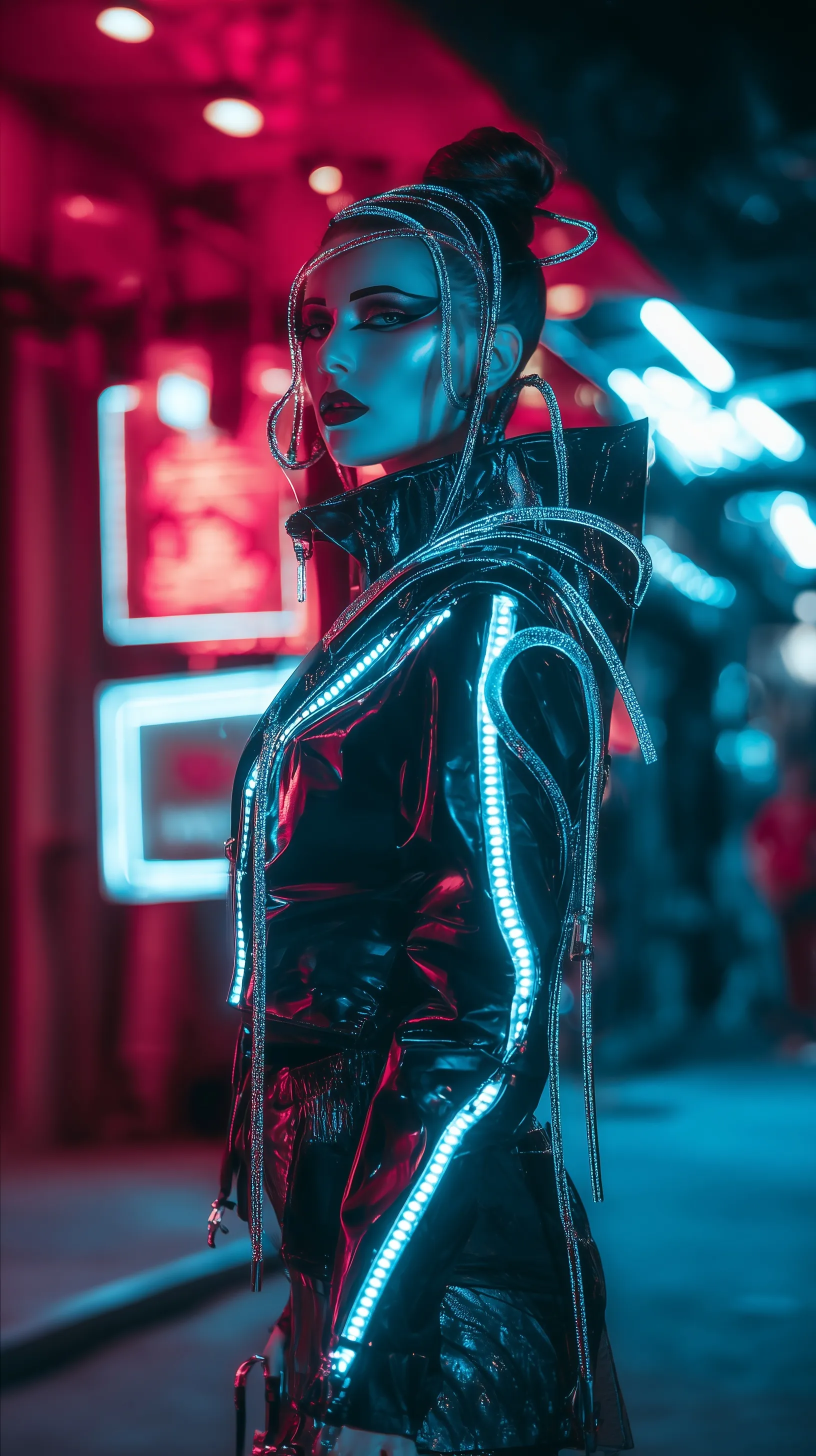 Neon Cyberpunk Wallpaper 34