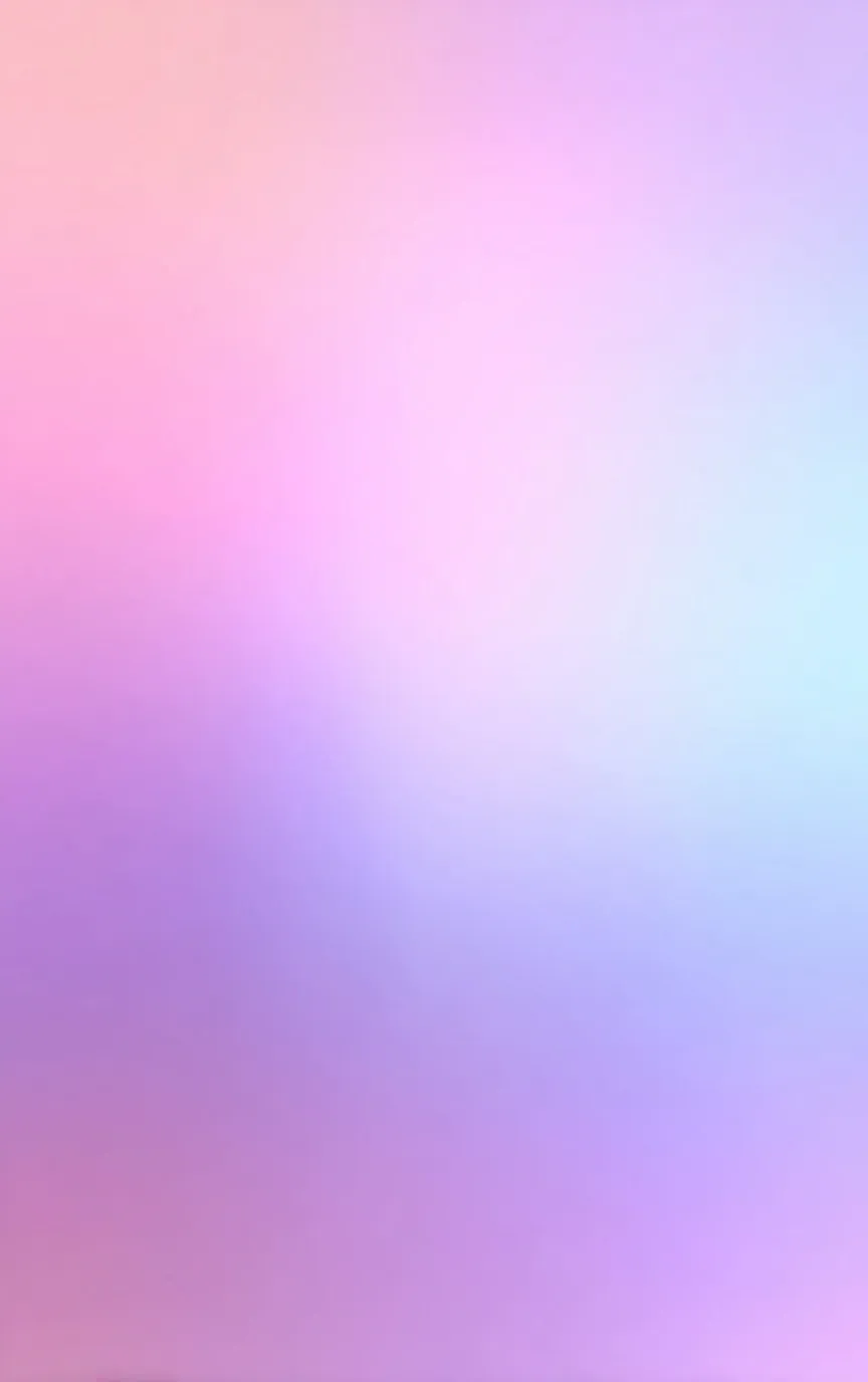 Soft pastel blurry gradient background with subtle film grain texture for minimal aesthetic mobile wallpaper.