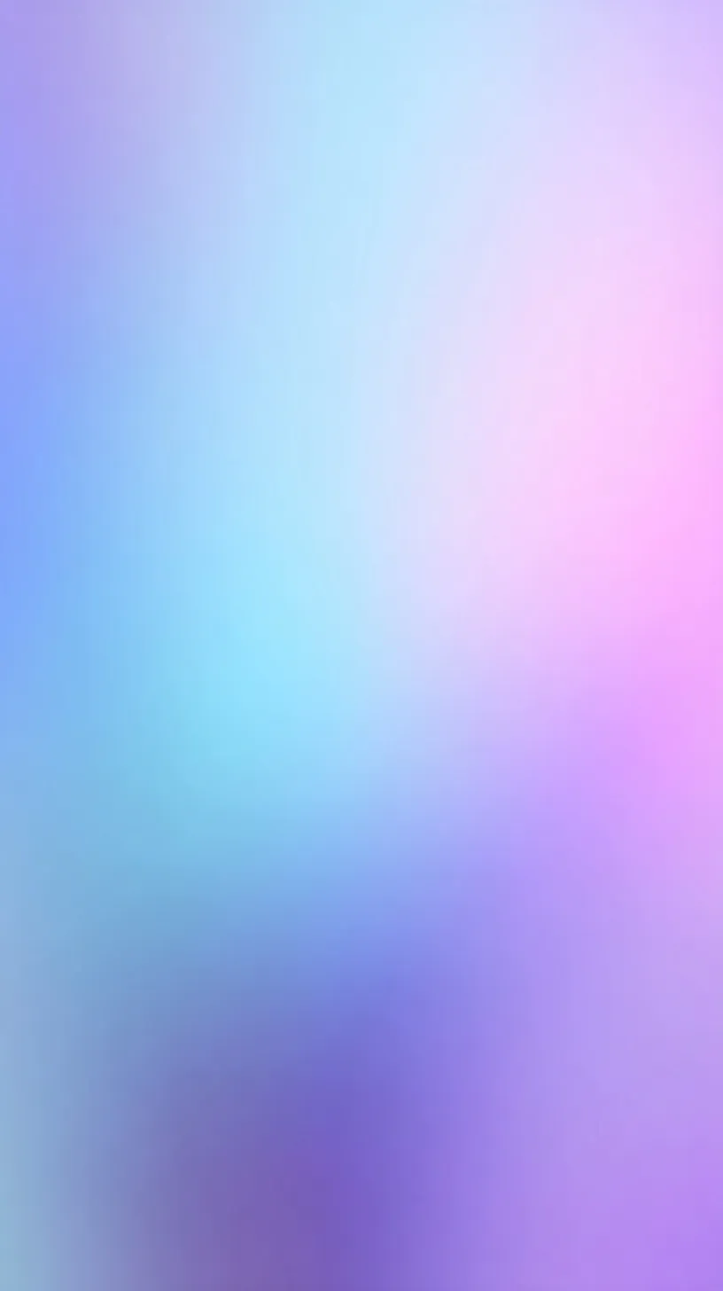 Soft pastel gradient background with smooth transitions between light lavender and pale blue, clean airy aesthetic.