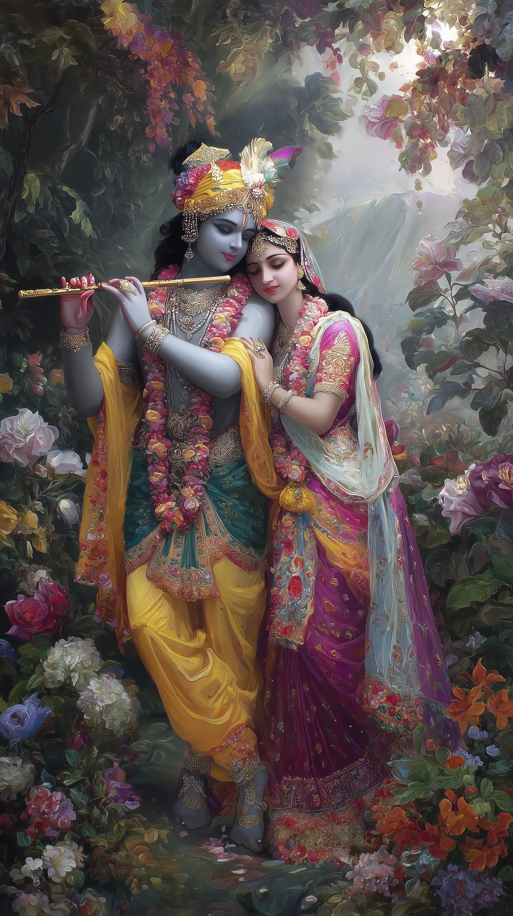 Radha Krishna Photo Image Mobile Wallpaper 2