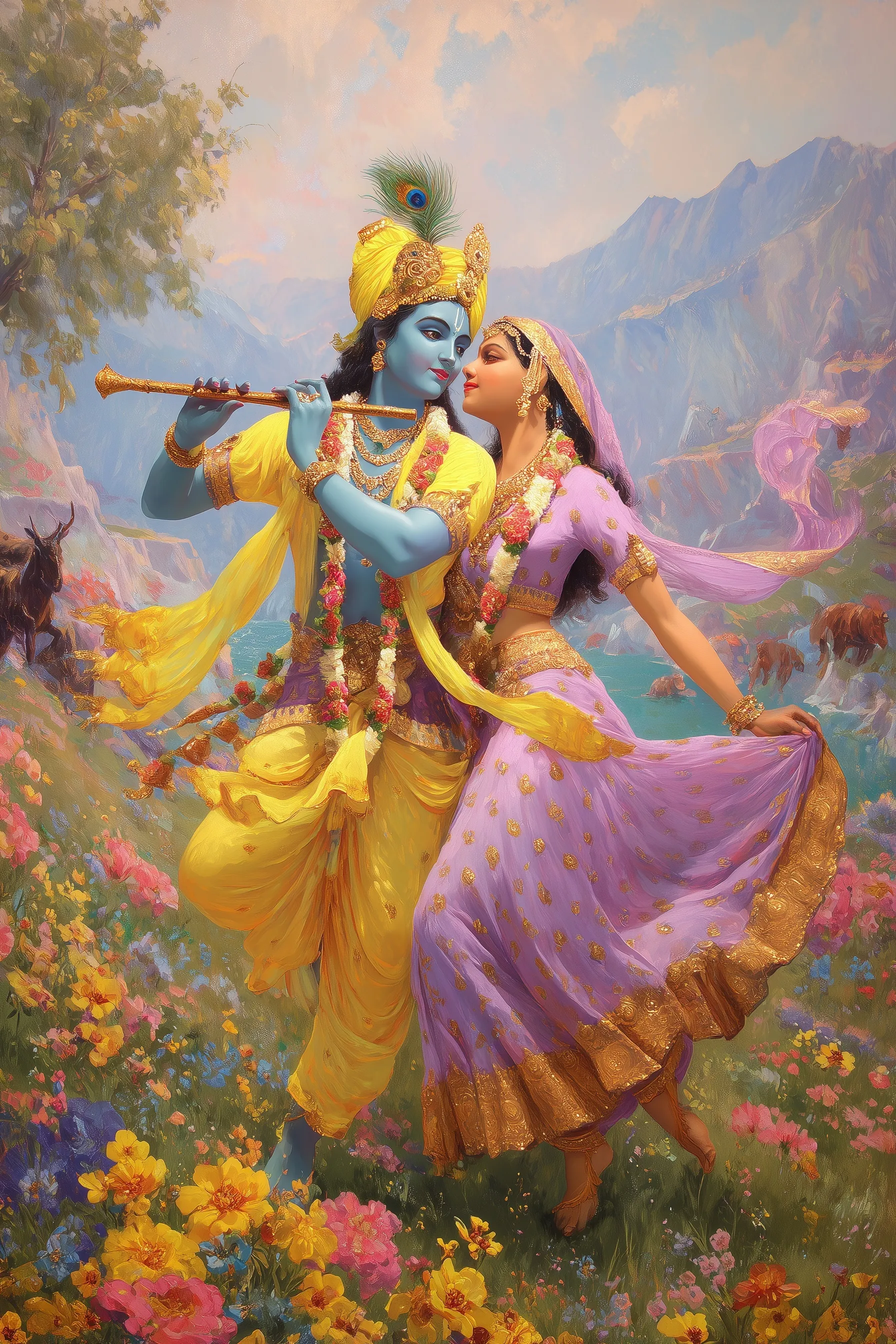 Radha Krishna Photo Image Mobile Wallpaper 5
