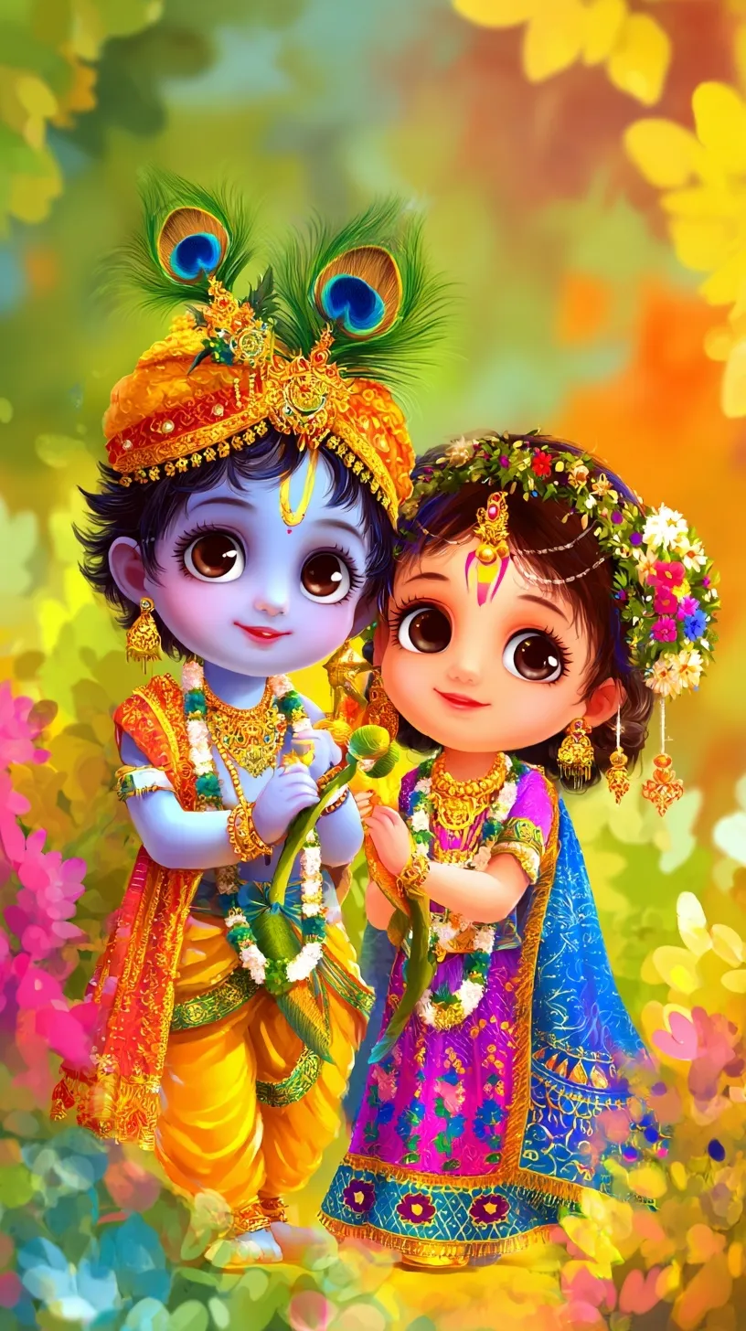 Radha Krishna Photo Image Mobile Wallpaper 6