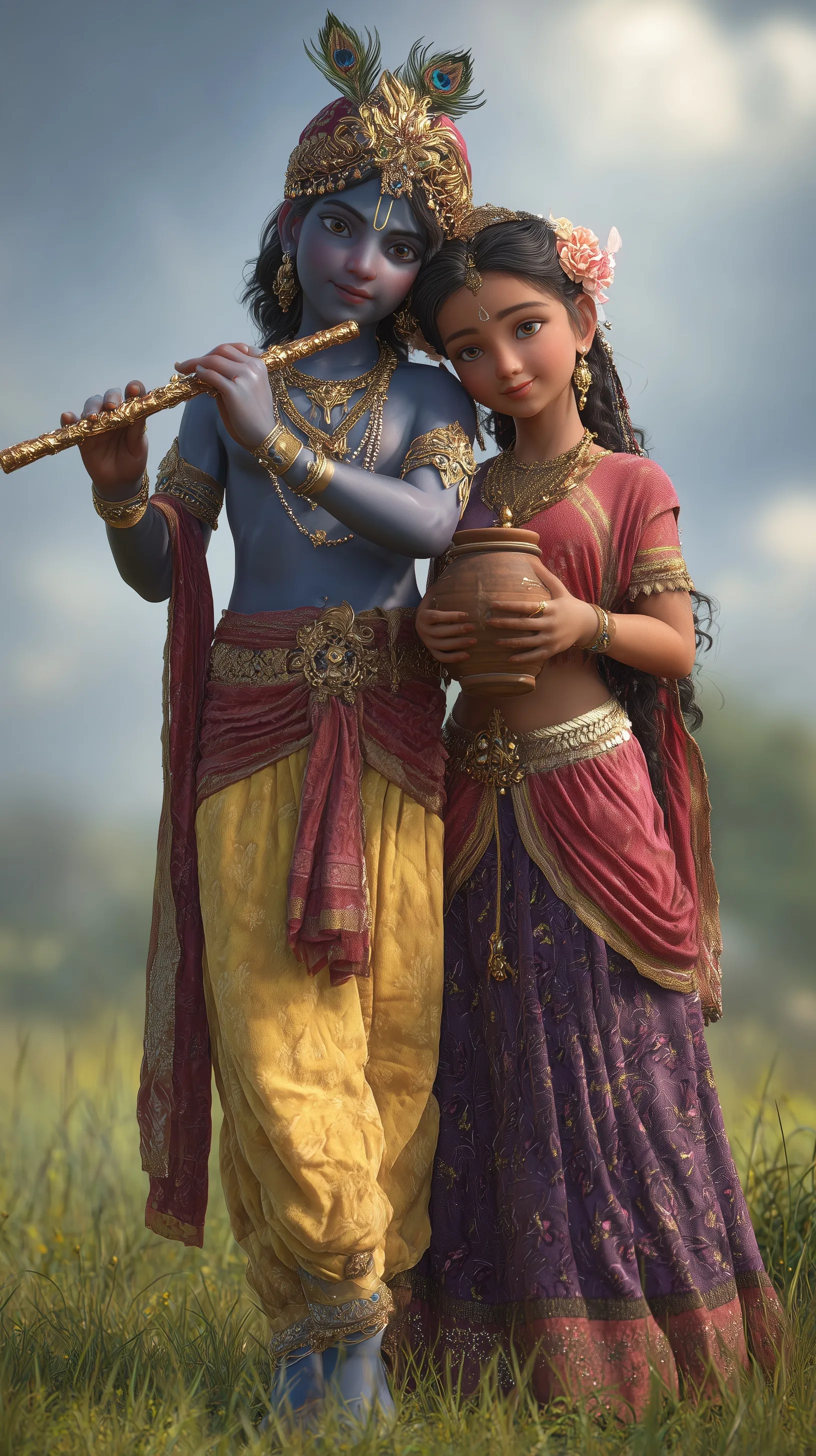 Radha Krishna Photo Image Mobile Wallpaper 7