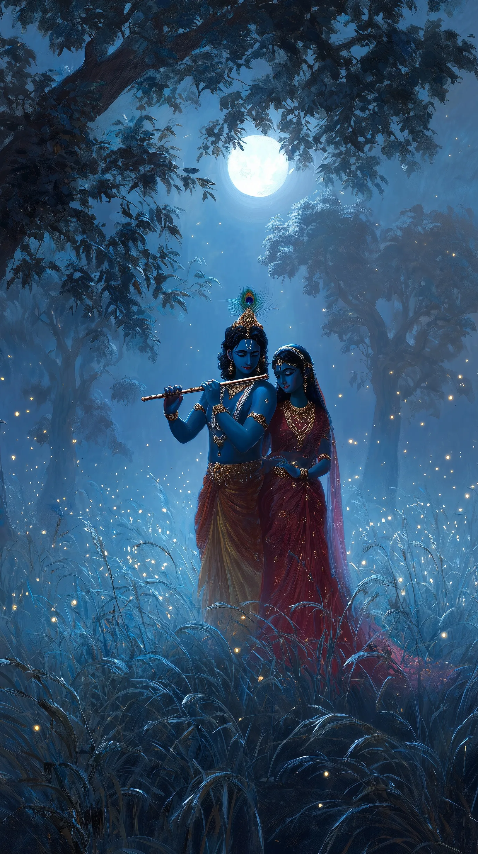 Radha Krishna Photo Image Mobile Wallpaper 12