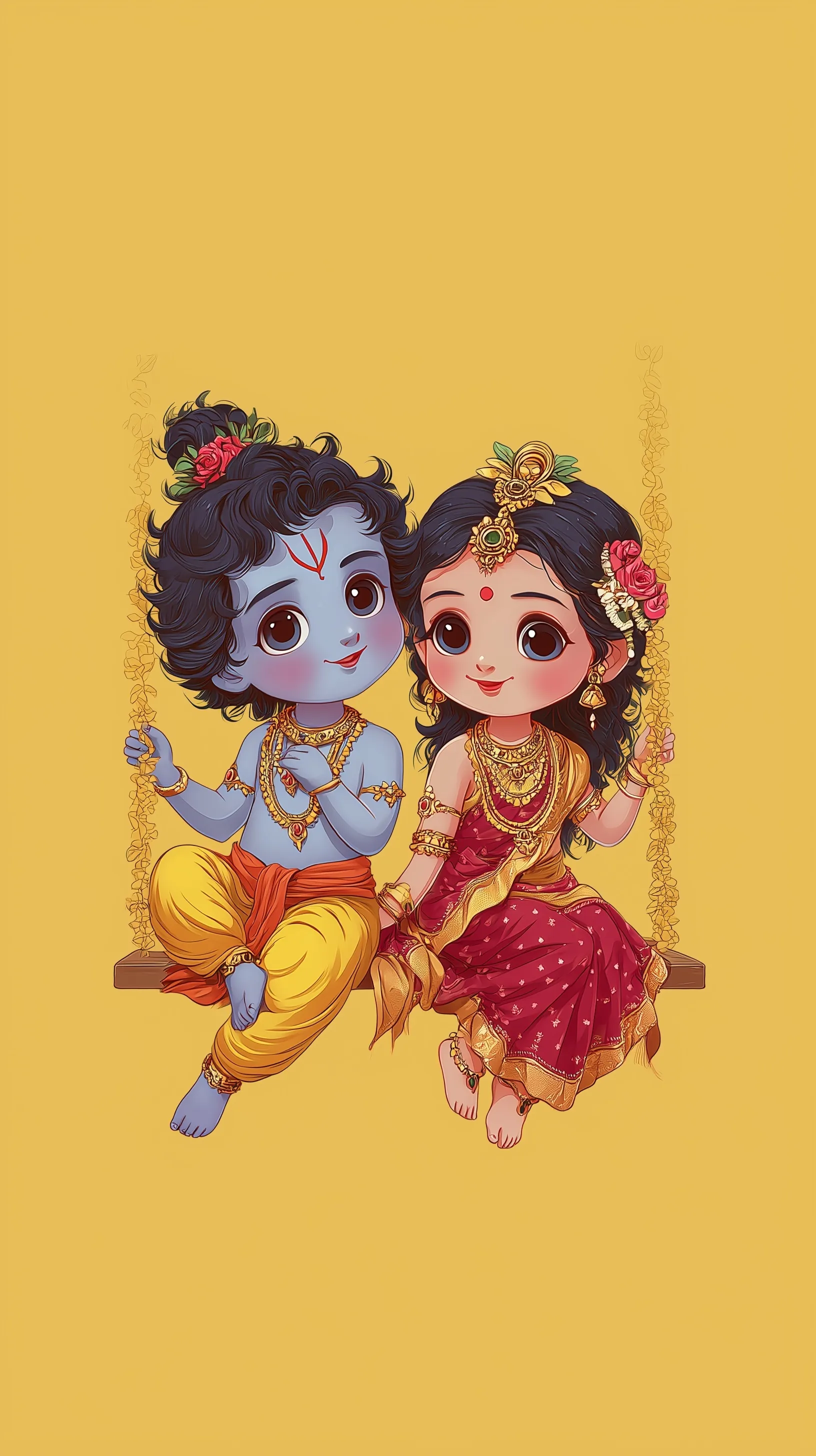 Radha Krishna Photo Image Mobile Wallpaper 16