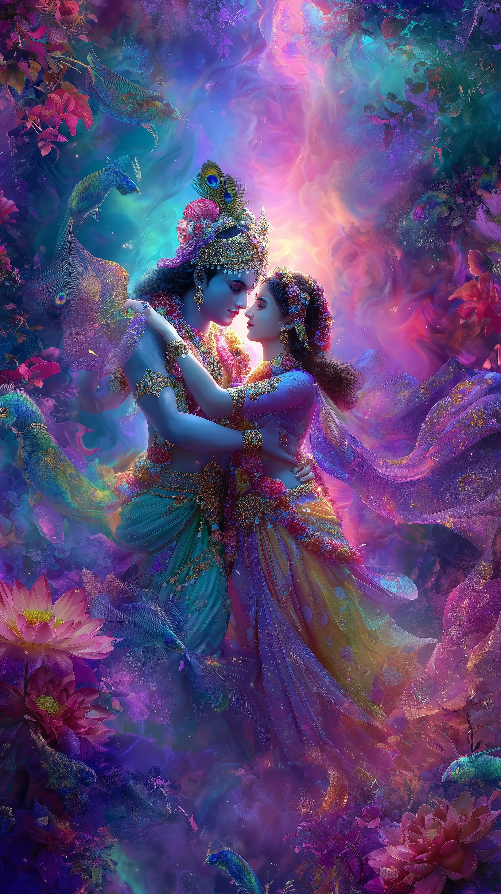 Radha Krishna Photo Image Mobile Wallpaper 17