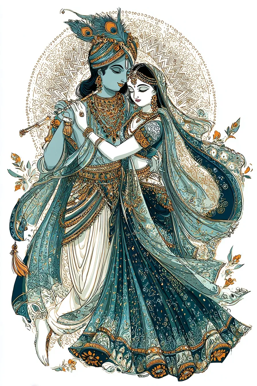 Radha Krishna Photo Image Mobile Wallpaper 24