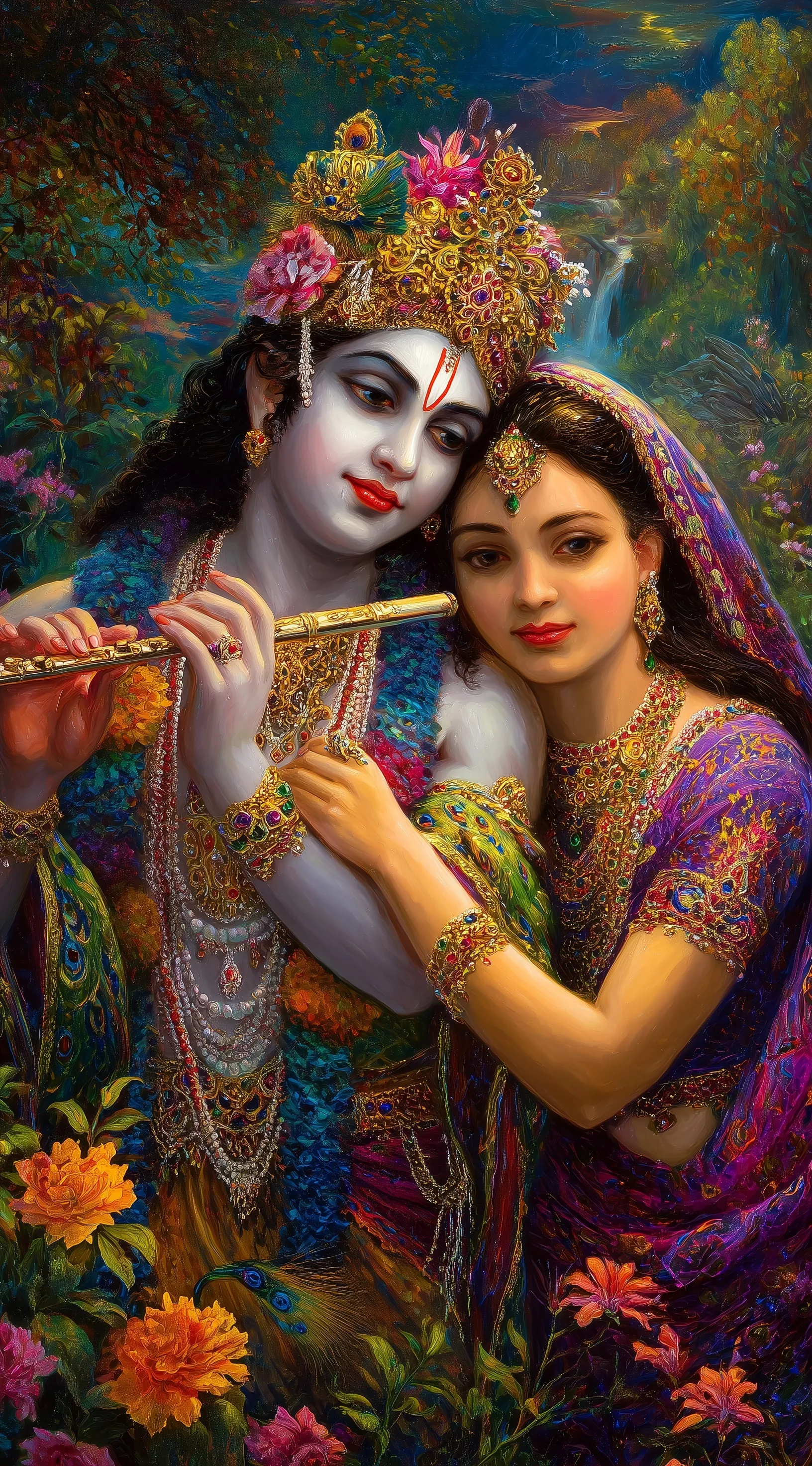 Radha Krishna Photo Image Mobile Wallpaper 31