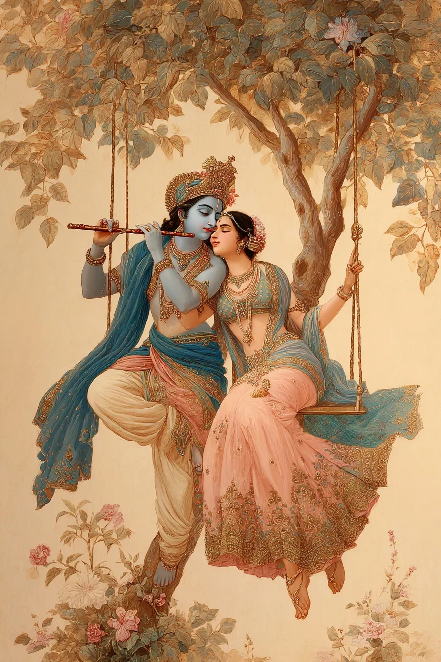 Radha Krishna Photo Image Mobile Wallpaper 33